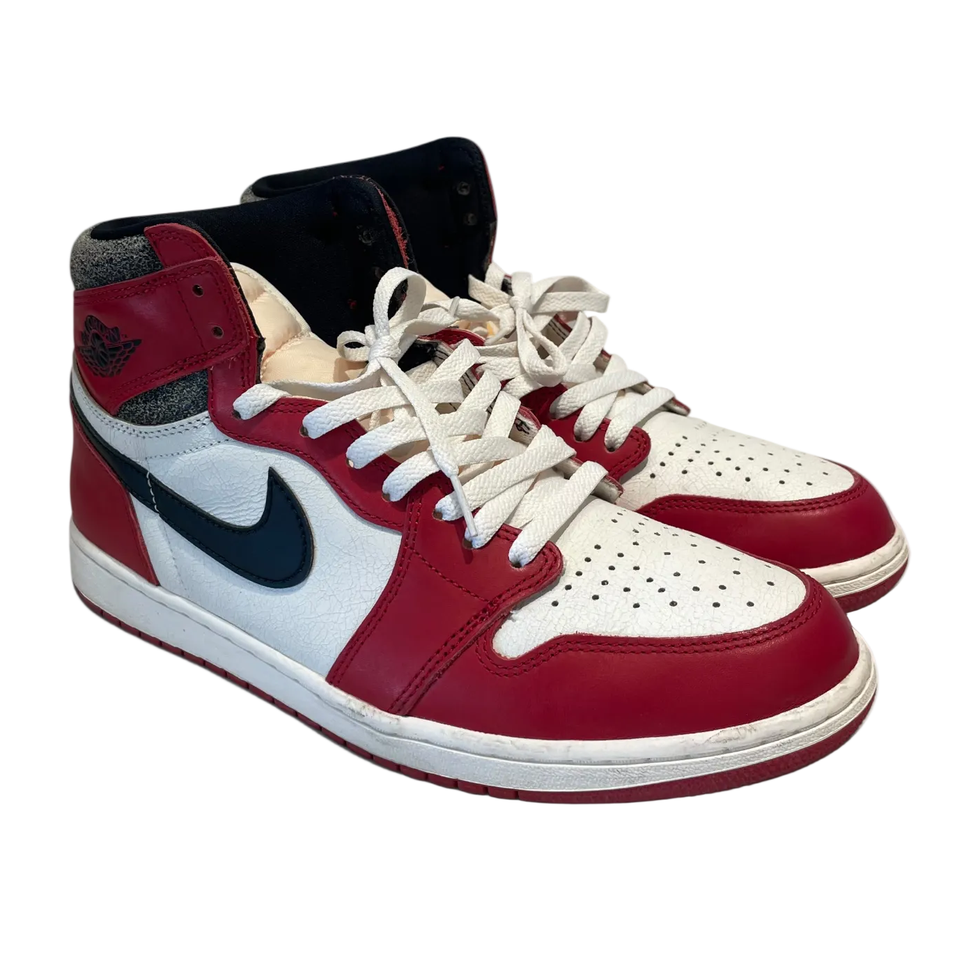 NIKE/Hi-Sneakers/US 11.5/Leather/WHT/AJ1 "Lost & Found" view 1