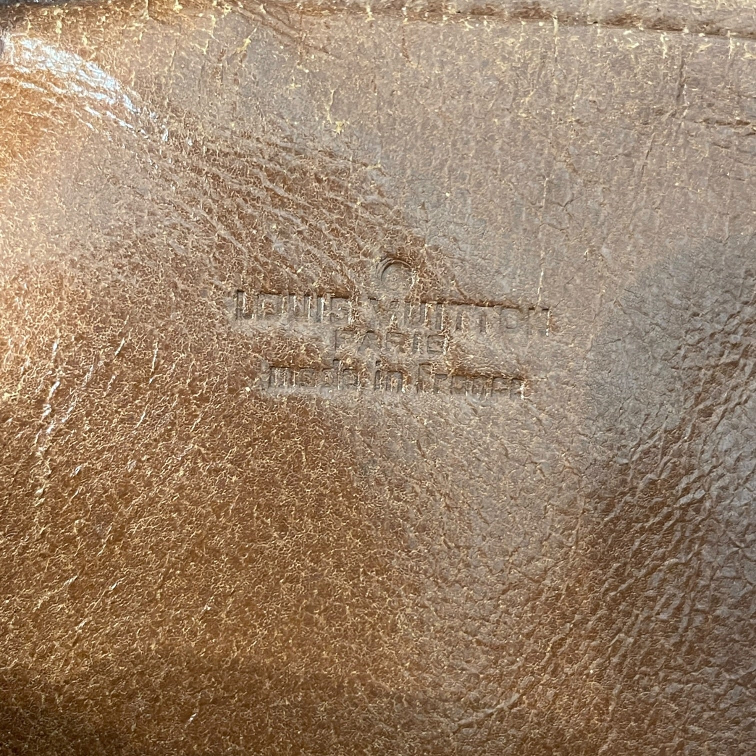 LOUIS VUITTON/Pouch/Monogram/Leather/BRW/sac bandouliere wristlet view 5