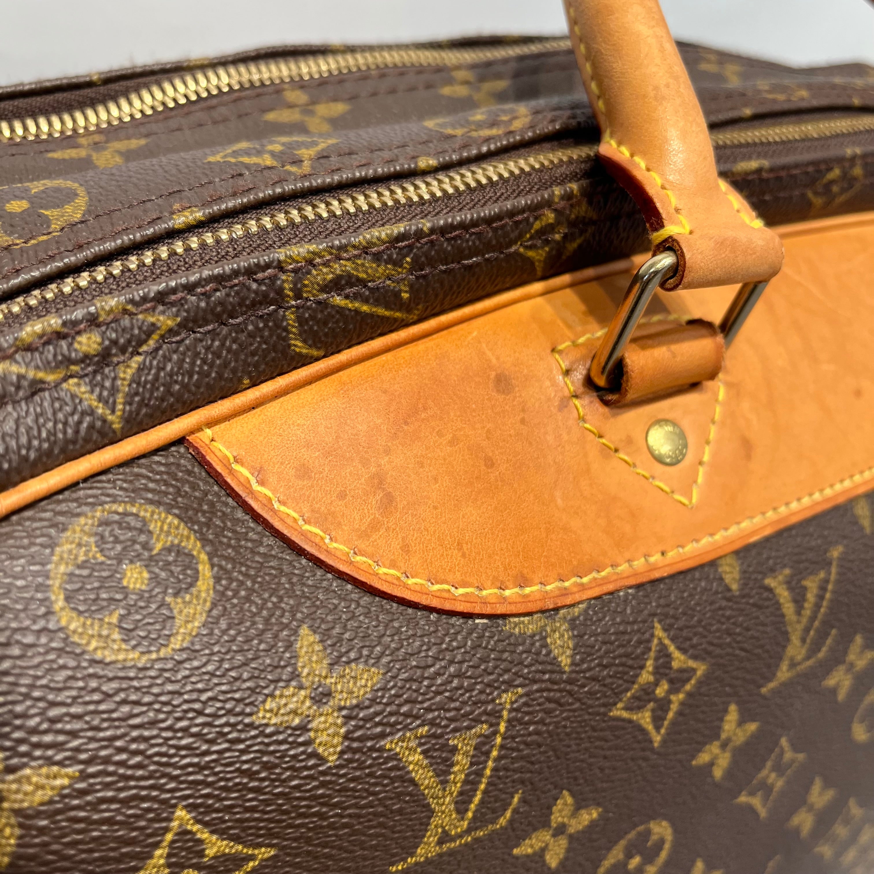 LOUIS VUITTON/Bag/Monogram/Leather/BRW/travel bag view 8