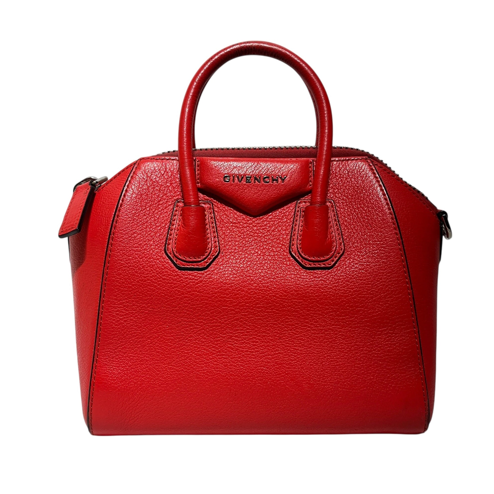 GIVENCHY/Hand Bag/Leather/RED/MINI ANTIGONA view 1