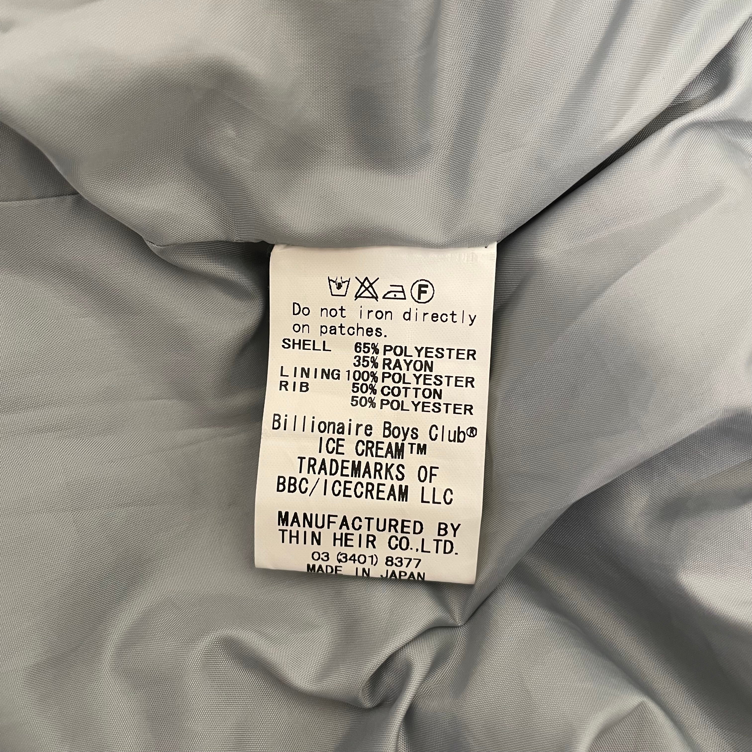 BILLIONAIRE BOYS CLUB/Flight Jkt/XL/Nylon/BLK/space patches view 4