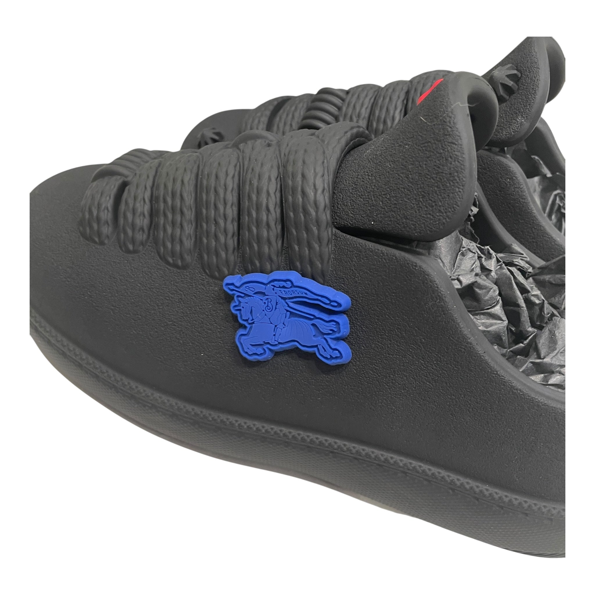 BURBERRY/Low-Sneakers/EU 40/GRY/FAUX LACE PRINTED SNEAKER view 4