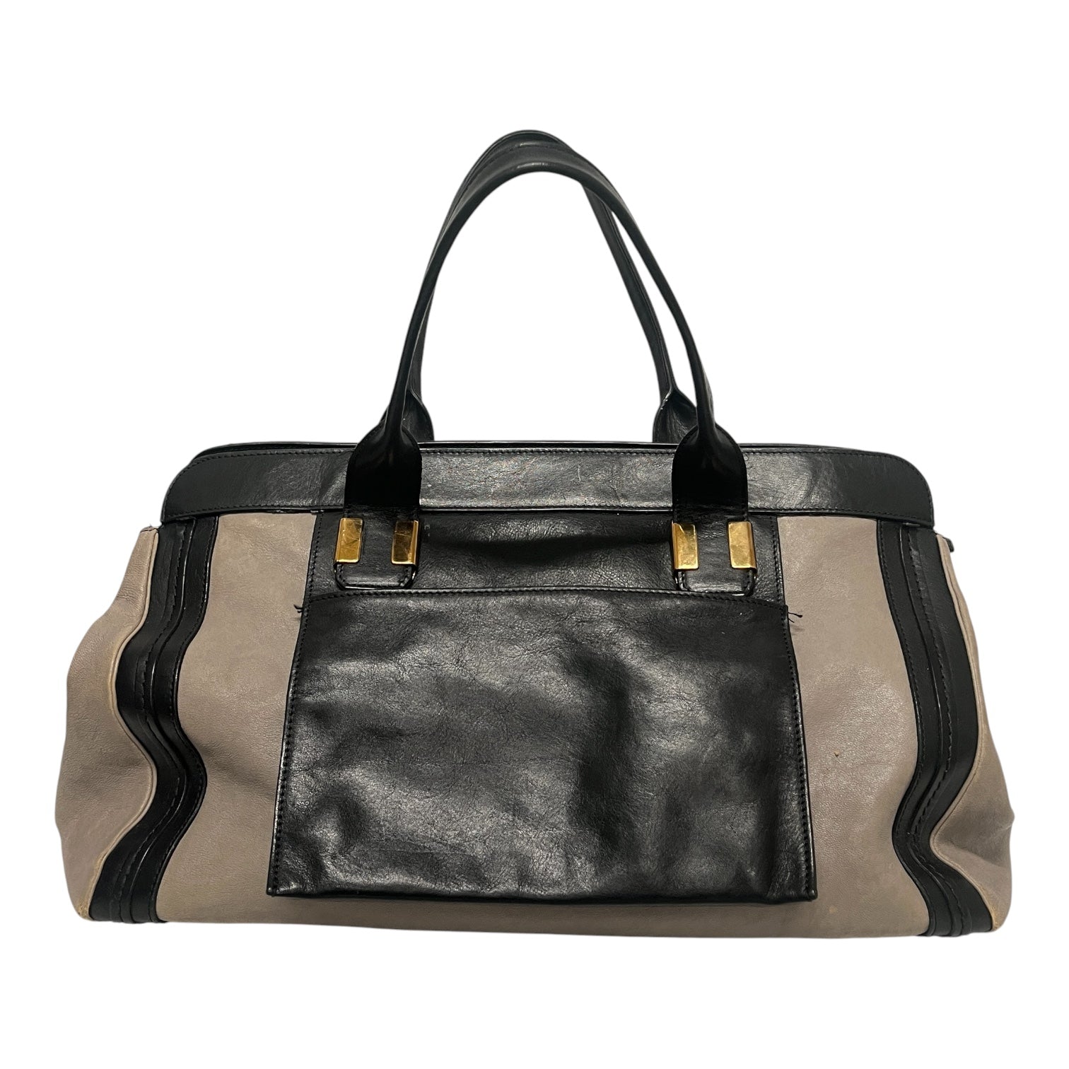 Chloe/Bag/Leather/BLK/GRY/BLK LARGE HAND BAG view 2