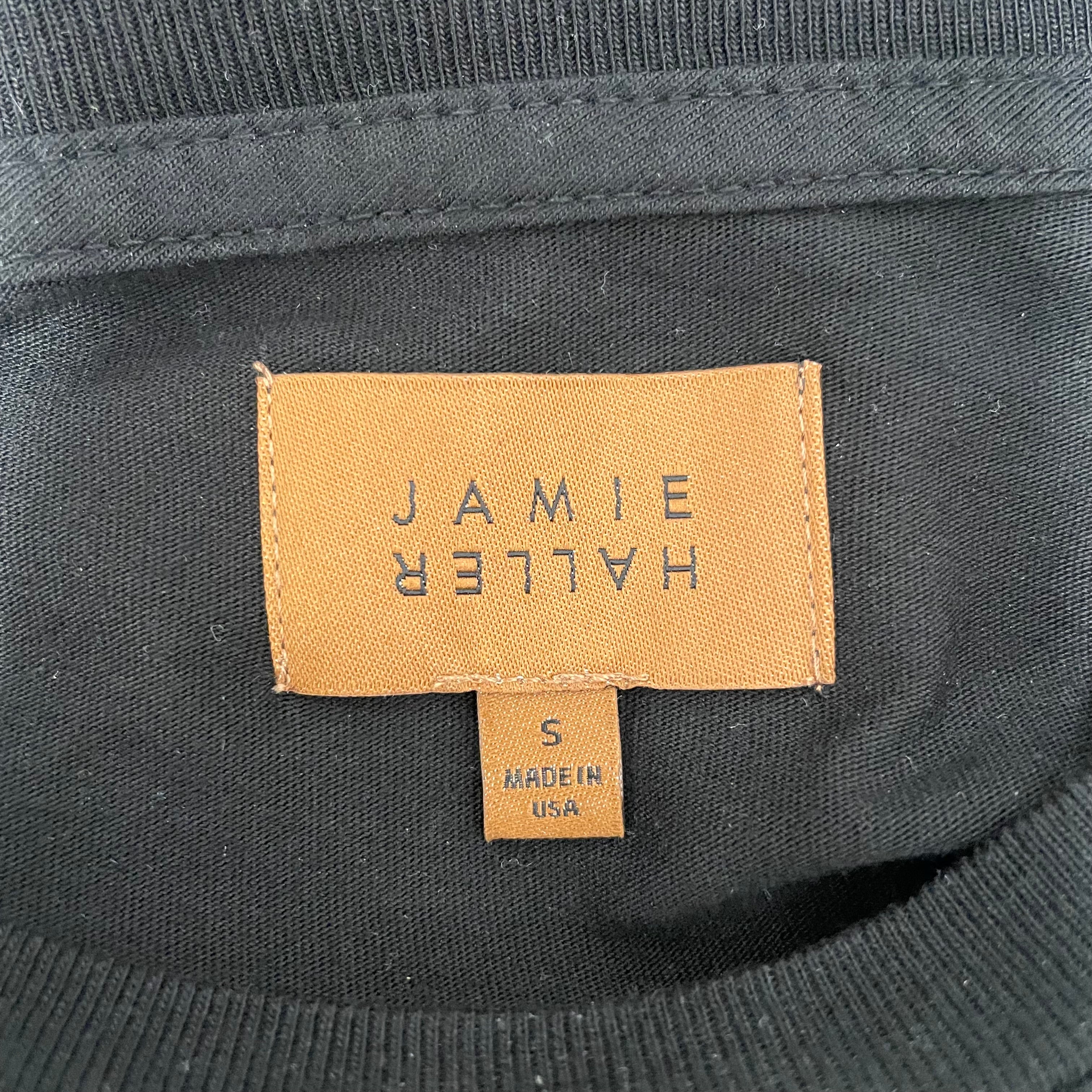 JAMIE HALLER/T-Shirt/S/Nylon/BLK/CROP view 3