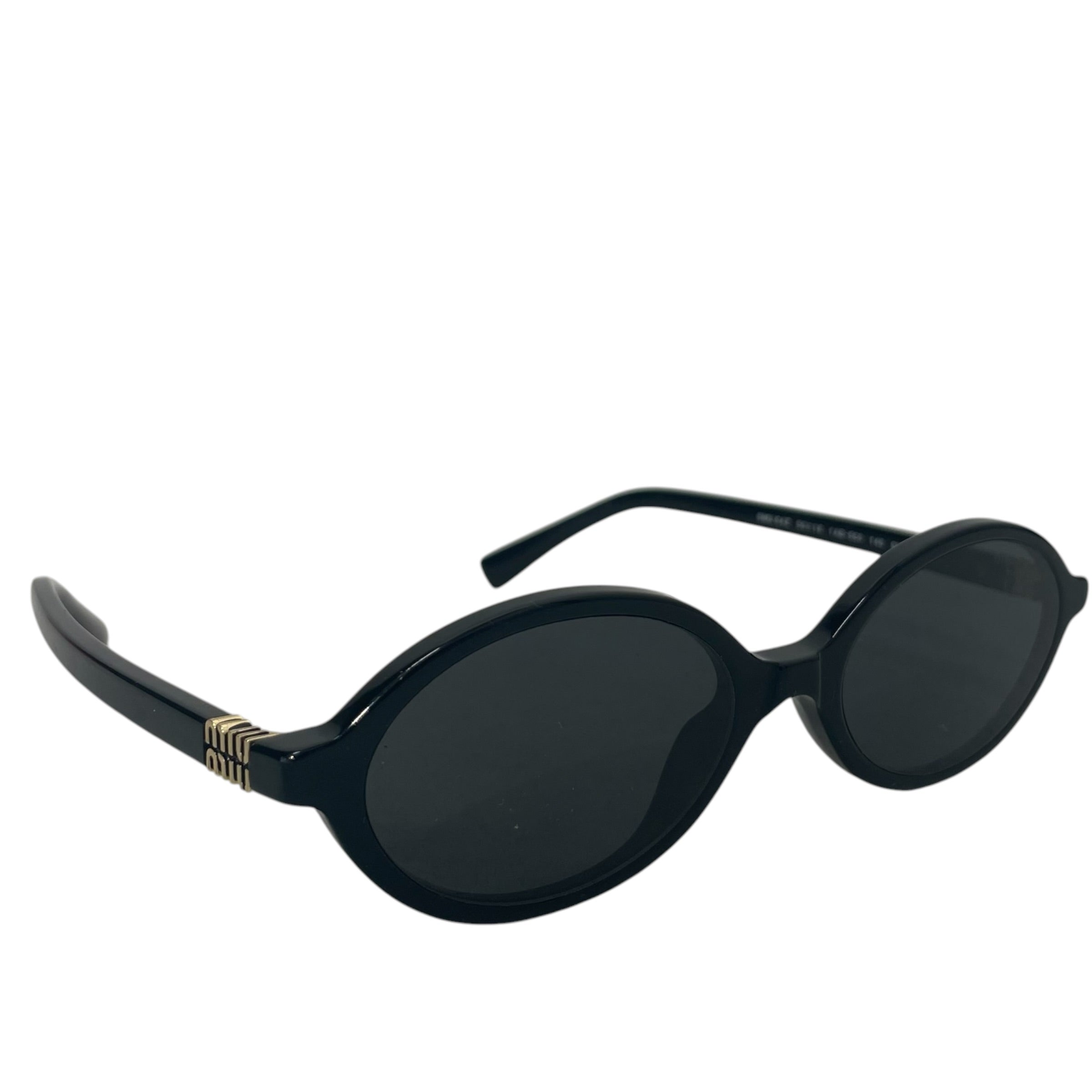 MIU MIU/Sunglasses/Celluloid/BLK/L's/REGARD OVALS SMU04Z view 1