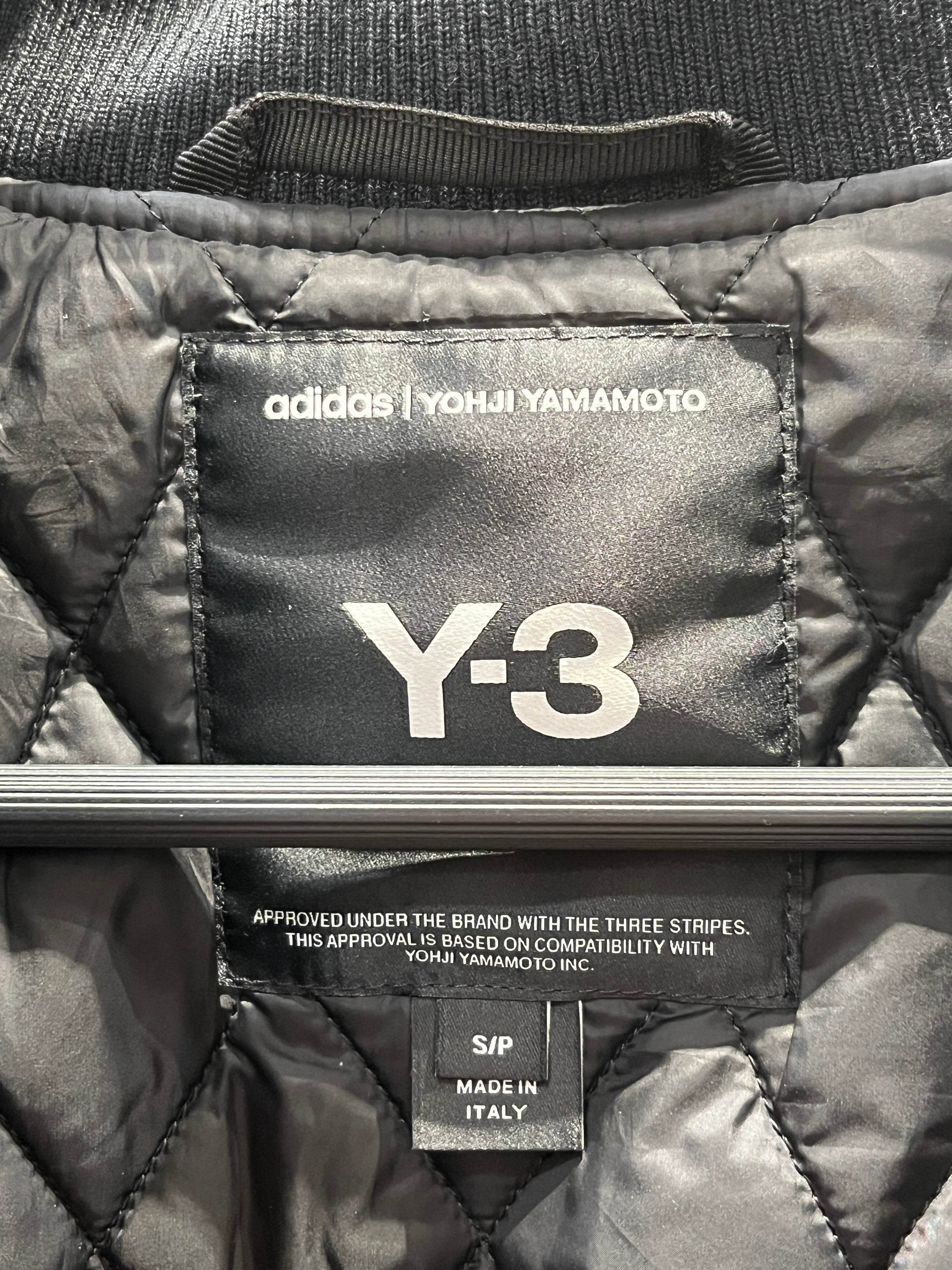 Y-3/Jacket/S/Cotton/BLK/Graphic/RIBBED BOMBER JACKET view 4