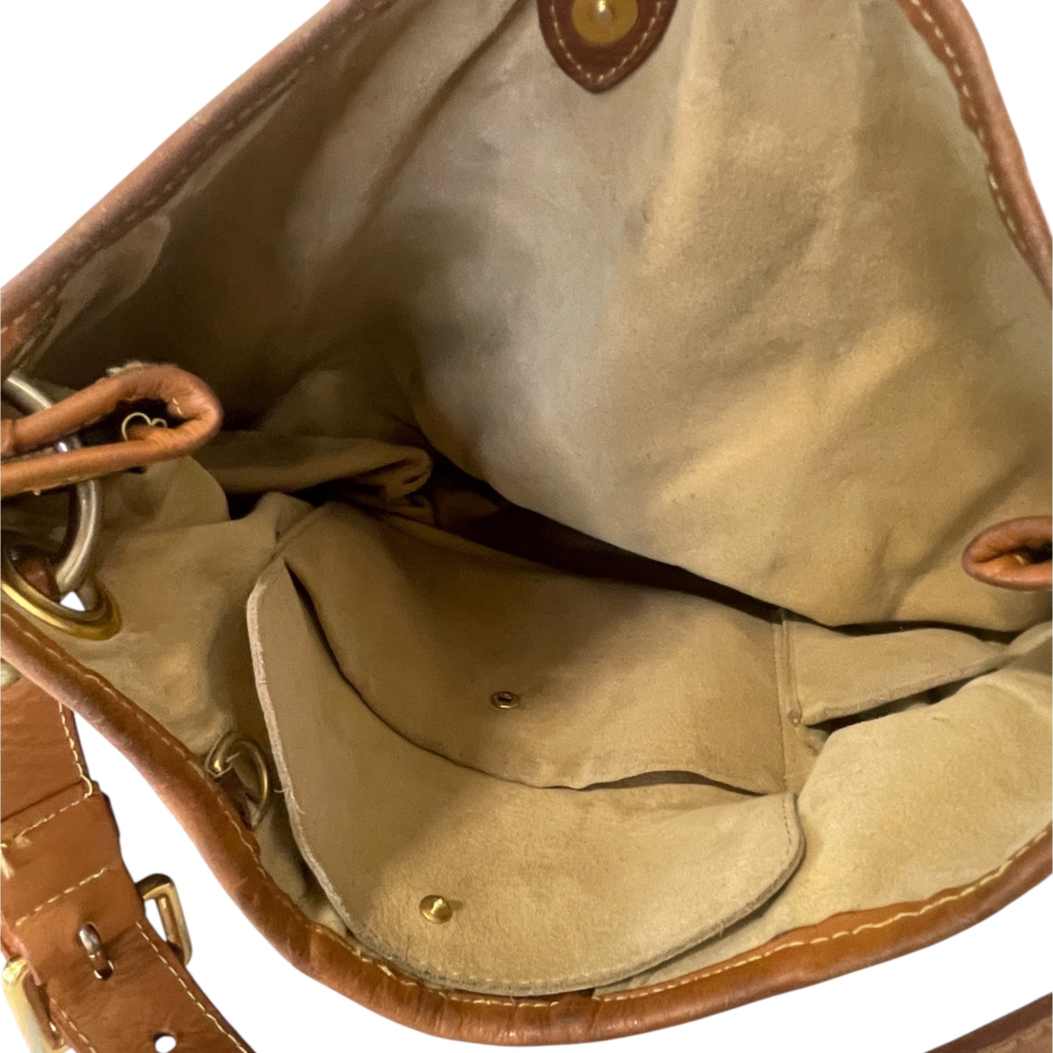 LOUIS VUITTON/Hand Bag/Monogram/Leather/BRW/Galliera Bag view 4