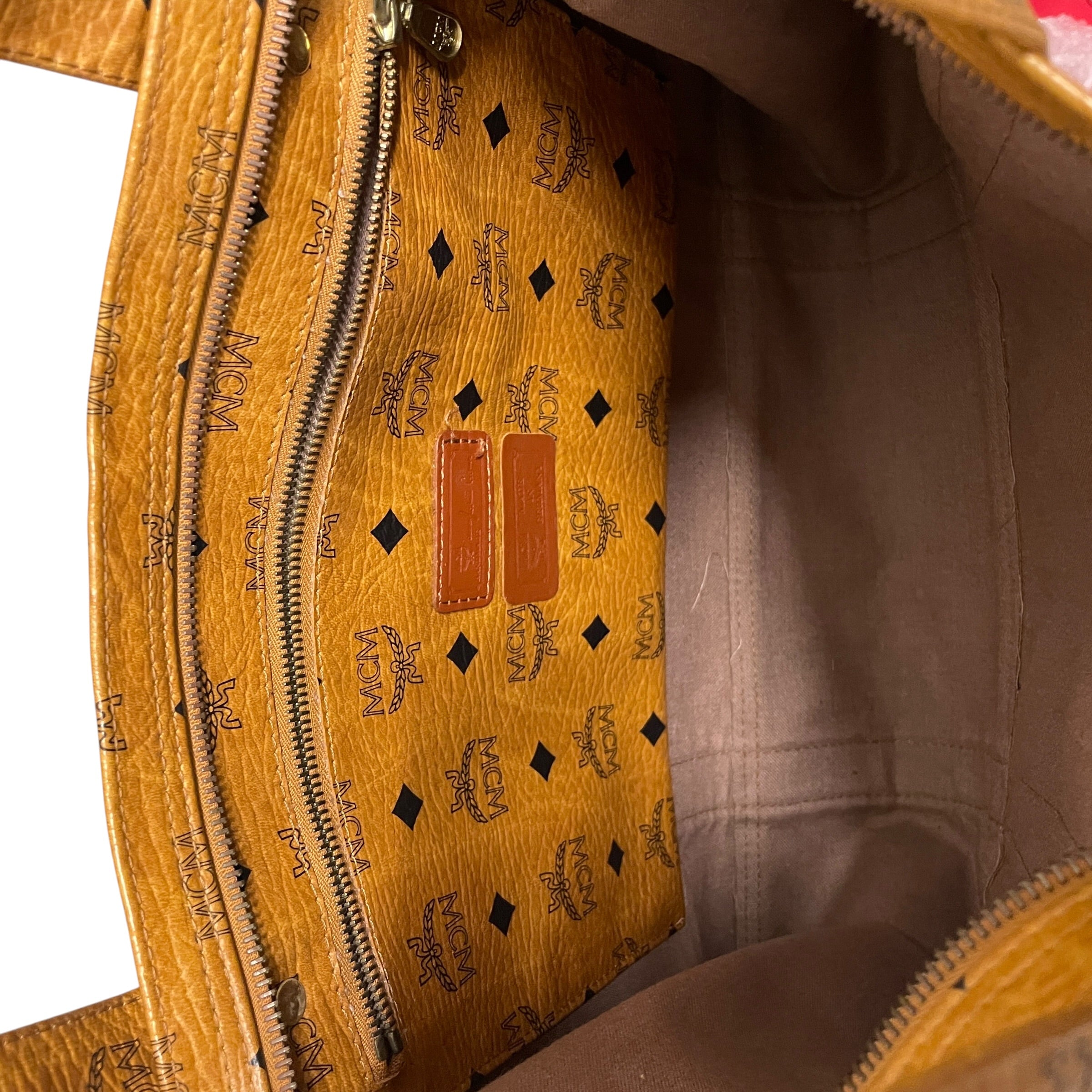 MCM/Hand Bag/Monogram/Leather/CML/WVQG68C/GOLD HARDWARE view 4