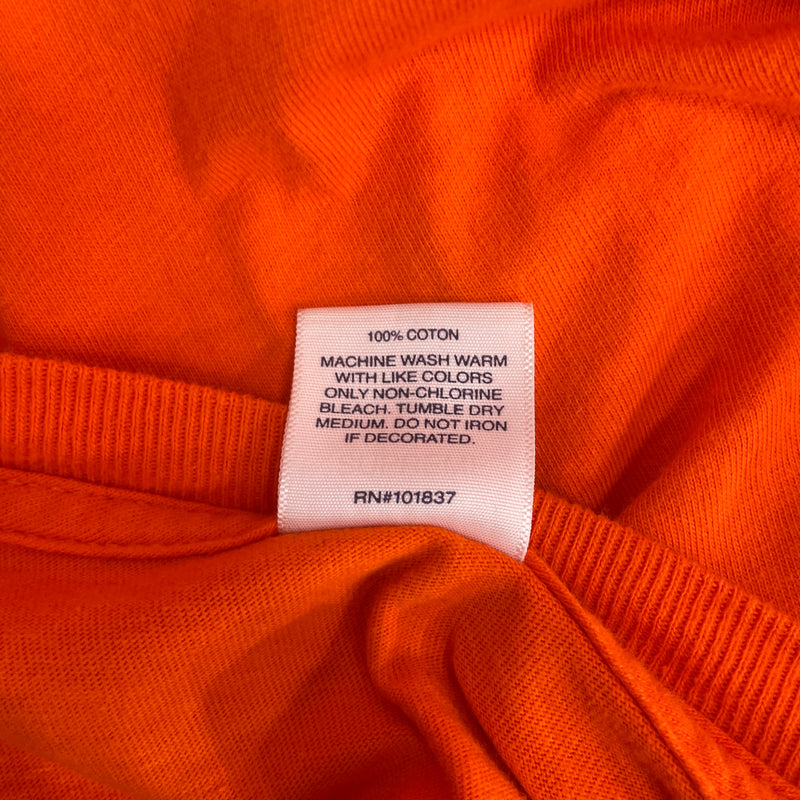 Supreme/LS T-Shirt/M/Cotton/ORN/Graphic/ORNG BOX LOGO