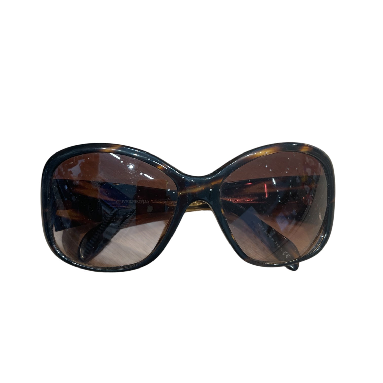 OLIVER PEOPLES/Sunglasses/Tortoiseshell Pattern/BRW/DELAC 1003/12 view 1