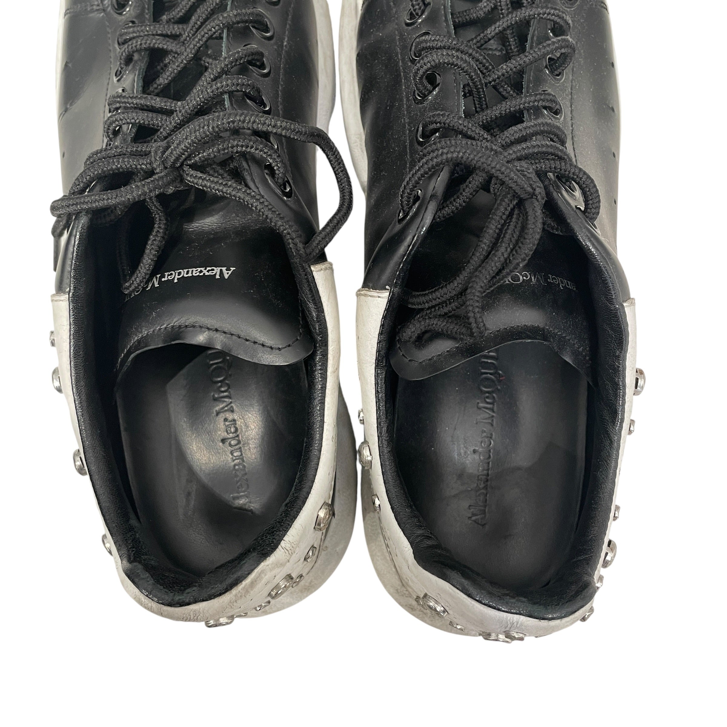 Alexander McQueen/Low-Sneakers/US 10/Leather/BLK/STUDDED view 3