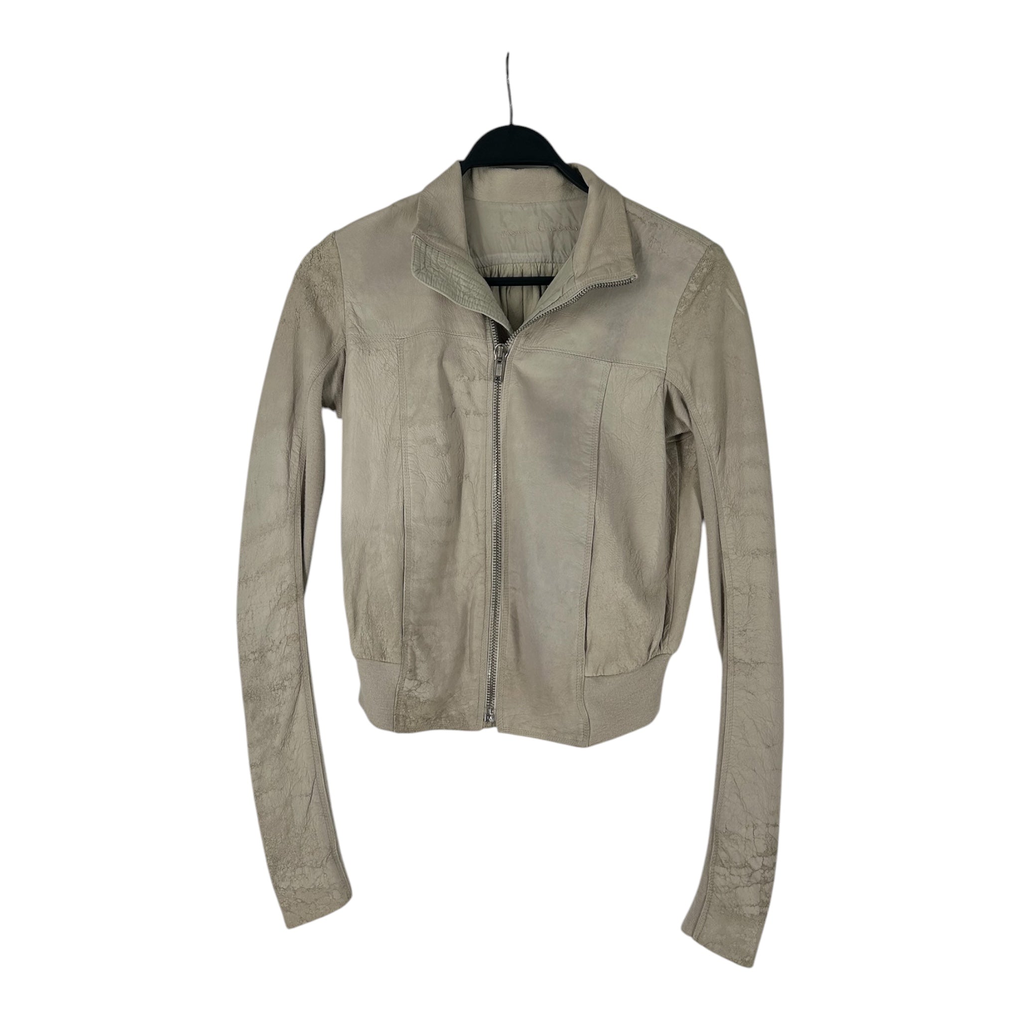 Rick Owens/Riders Jkt (S)/40/Leather/CRM/O&M RP 3701 RIDER view 1