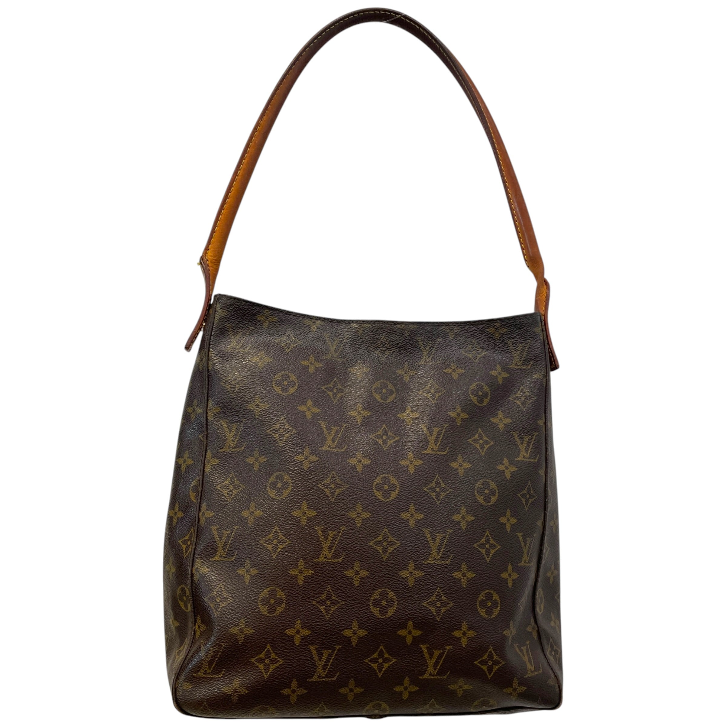 LOUIS VUITTON/Tote Bag/Monogram/Leather/BRW/ hobo tote bag vimtage view 2