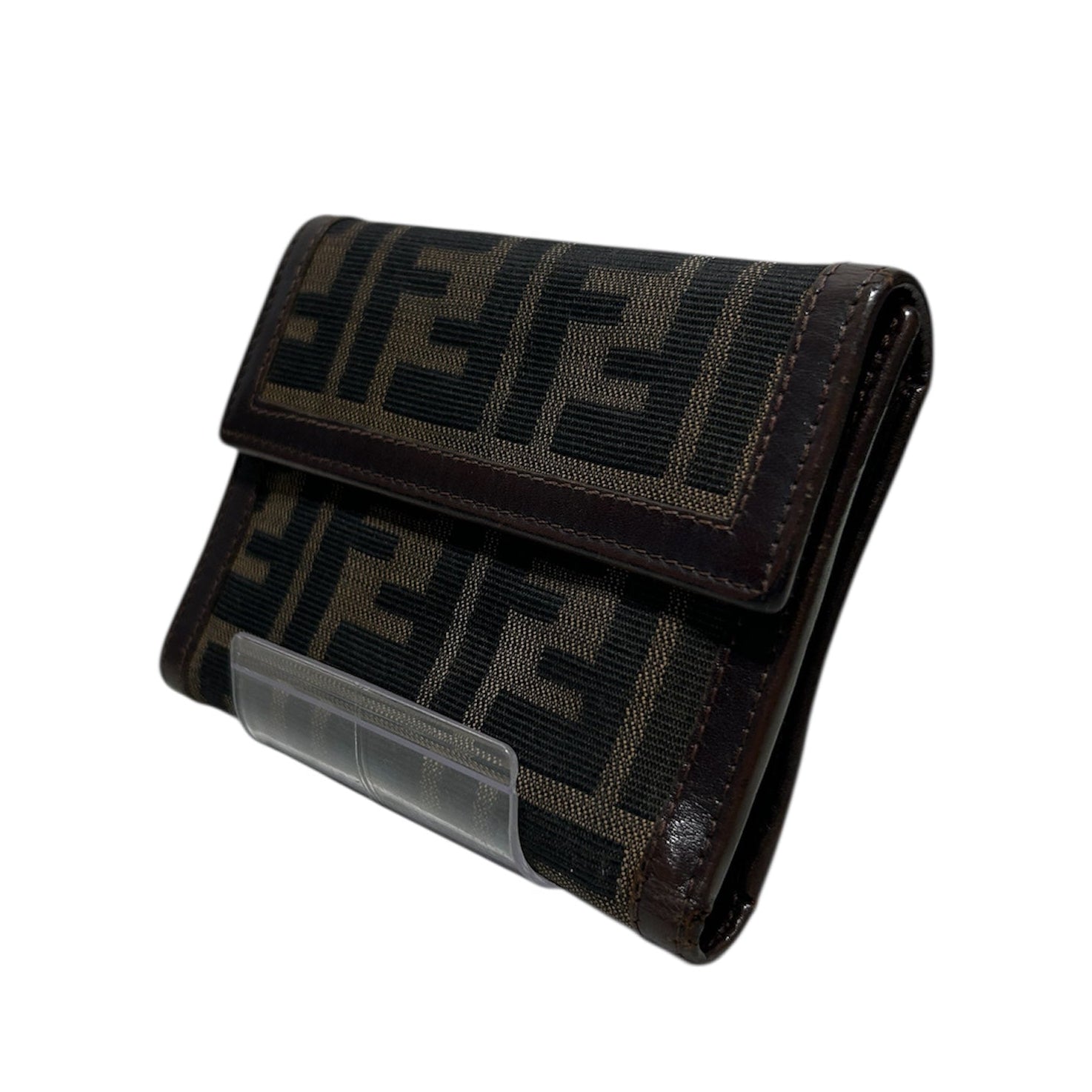 FENDI/Wallet/Monogram/BRW/ZUCCA CANVAS/ LEATHER BORDER view 1