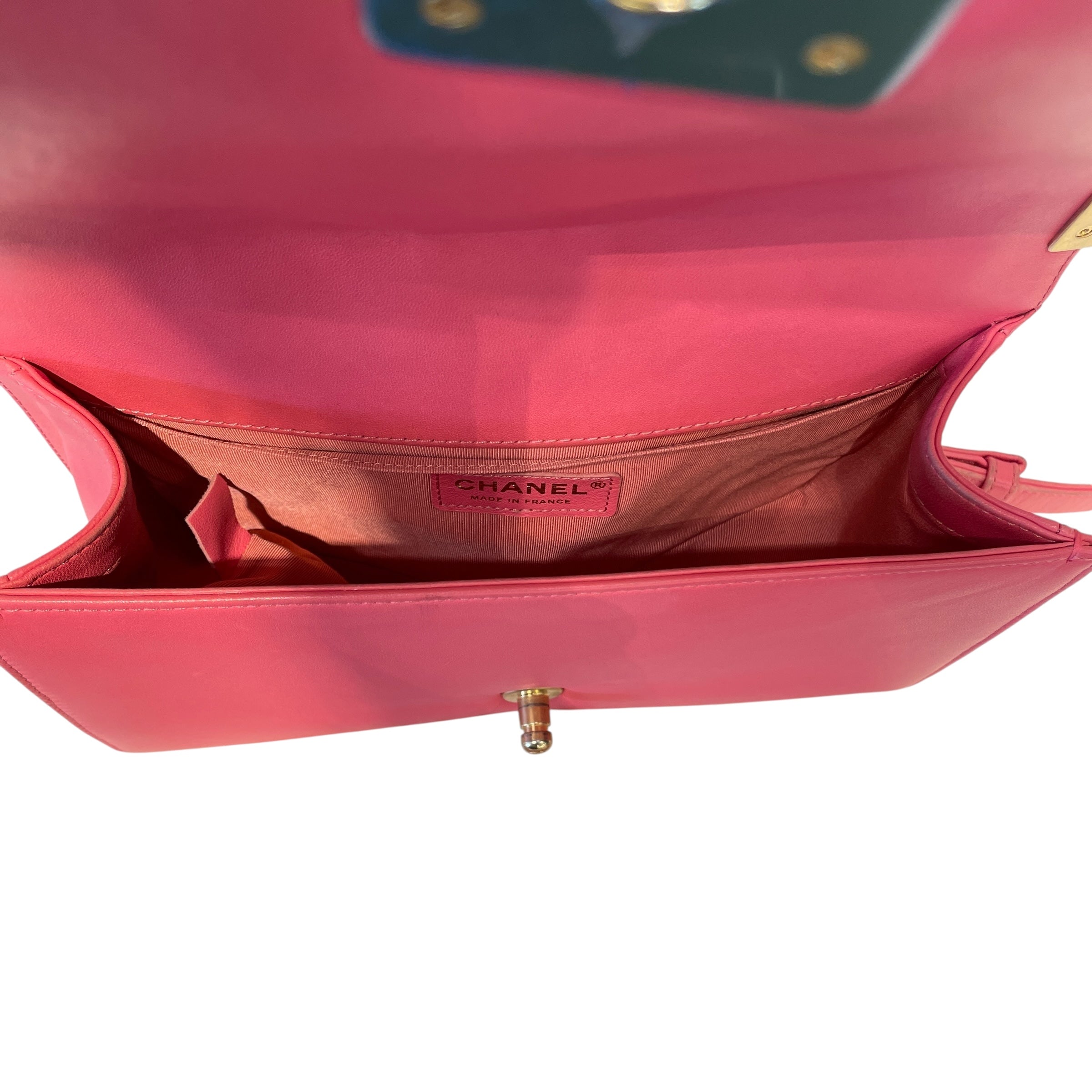CHANEL/Bag/Leather/PNK/Boy Flap Bag view 6