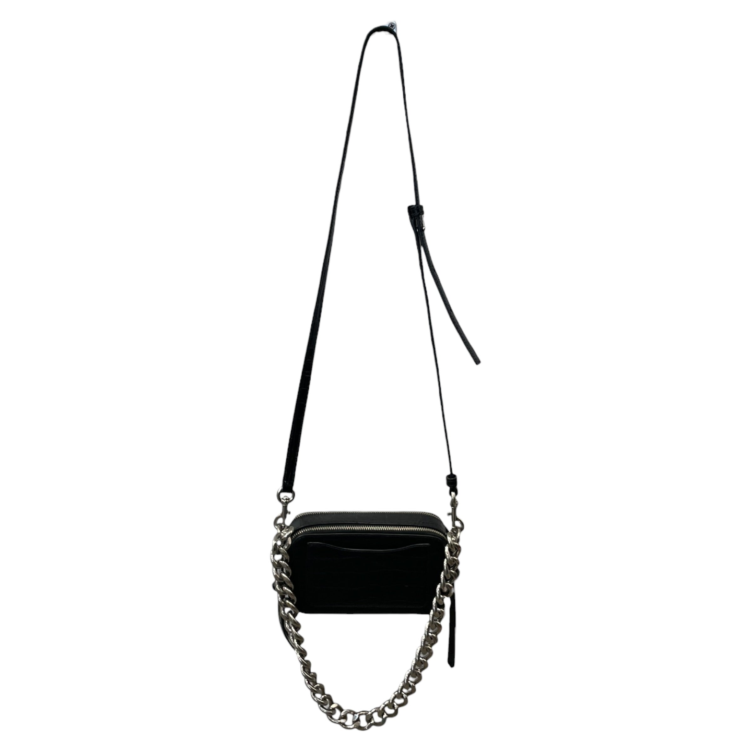 MARC JACOBS/Cross Body Bag/Leather/BLK/CHAIN LOGO/CROC view 2