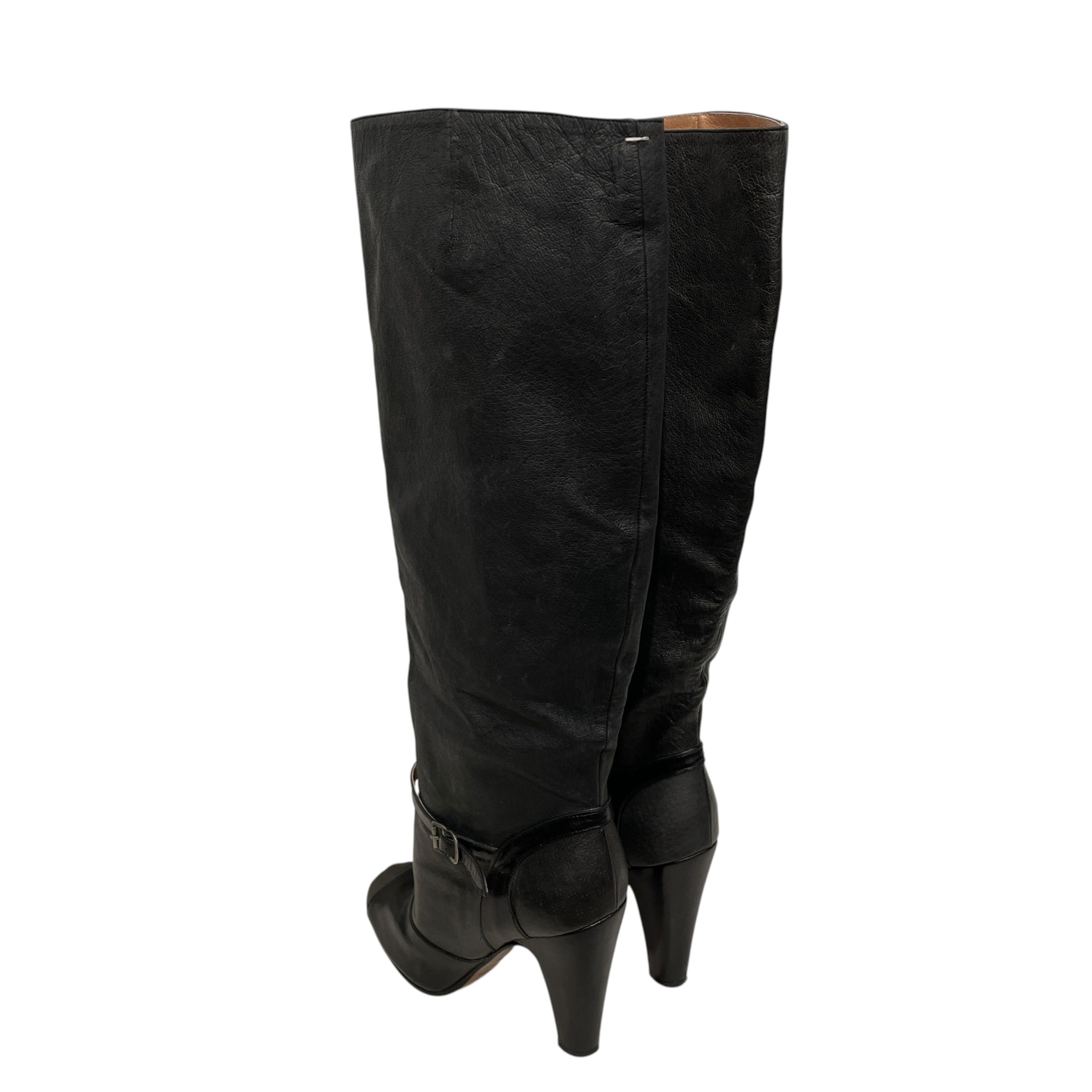 Maison Margiela/Boots/EU 39/Leather/BLK/VINTAGE LEATHER RIDING BOOTS view 2