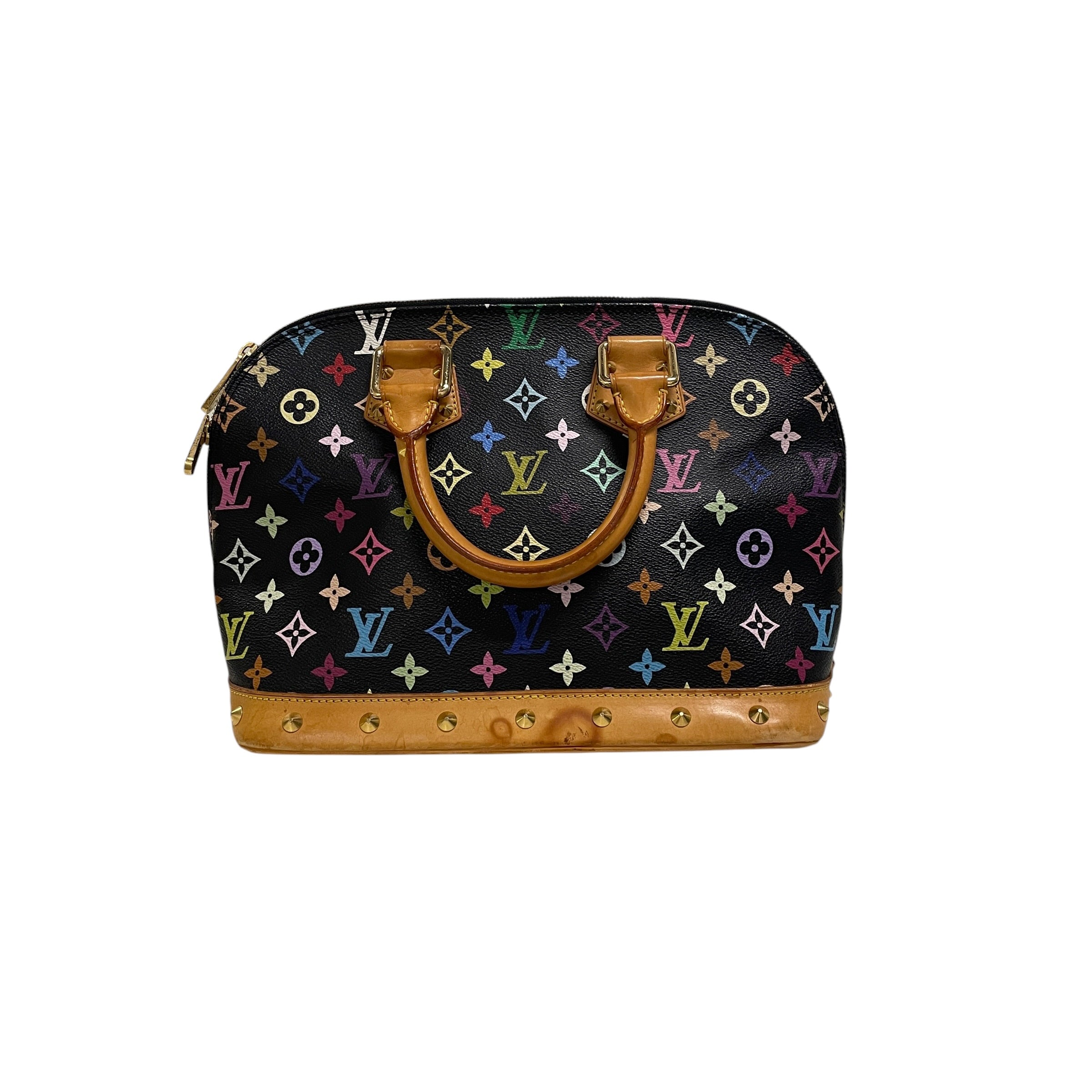 LOUIS VUITTON/Hand Bag/Monogram/Leather/BLK/MURAKAMI/ COLOR/ FL0014 view 2