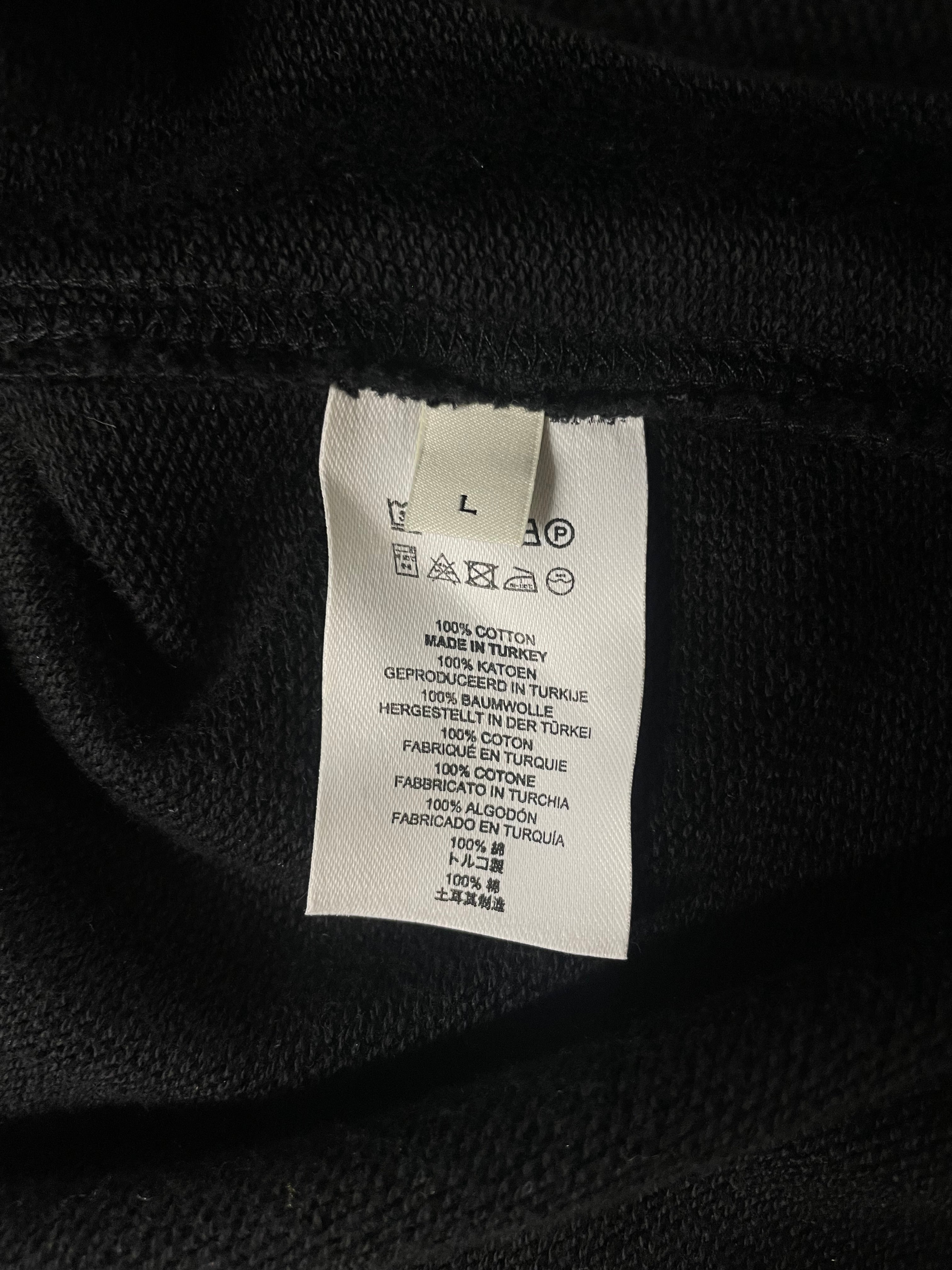 DRIES VAN NOTEN/Hoodie/L/Cotton/BLK/DRIES VAN NOTEN BLACK HOODIE view 5
