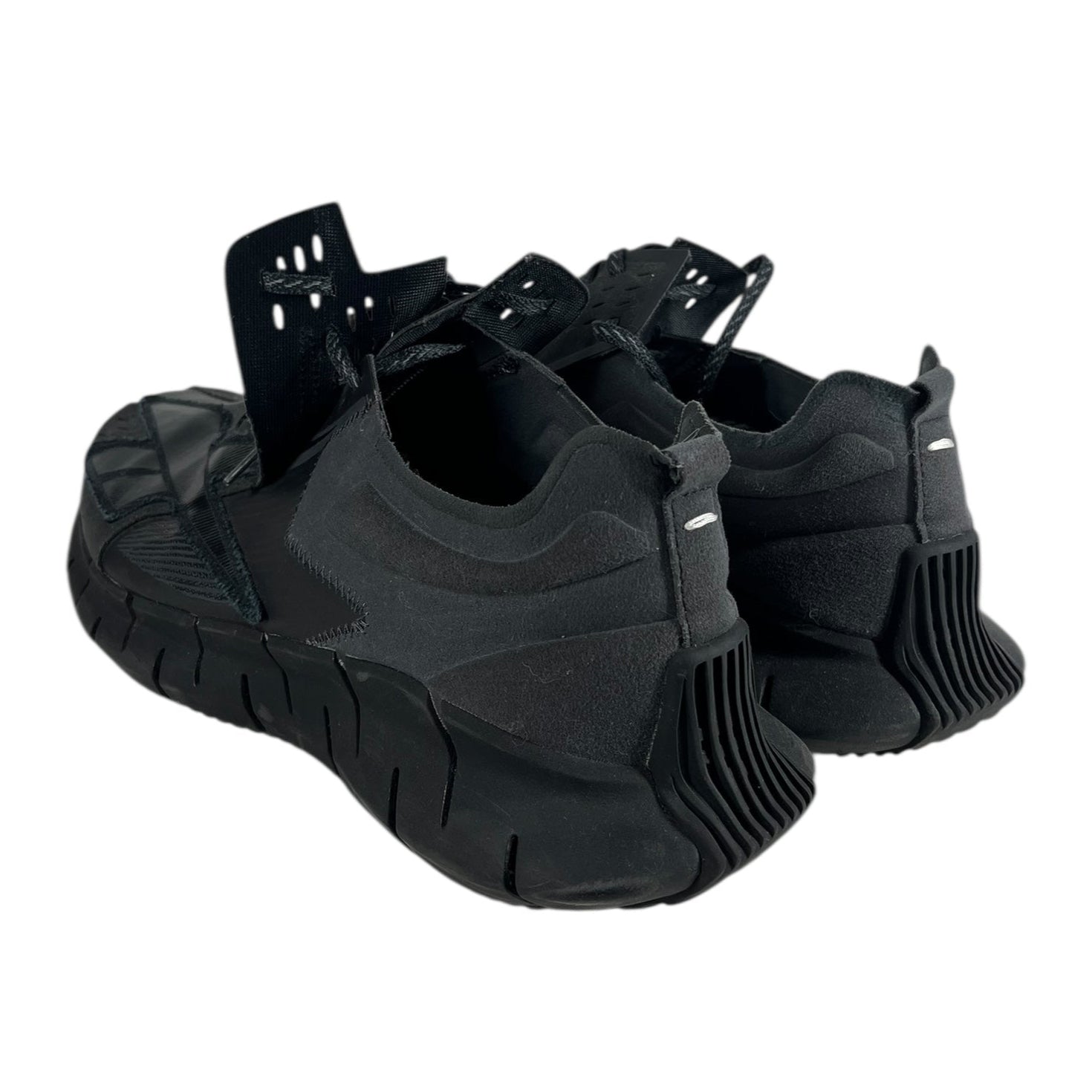 Maison Margiela/Reebok/Low-Sneakers/US 9/BLK/zig 3D storm view 2