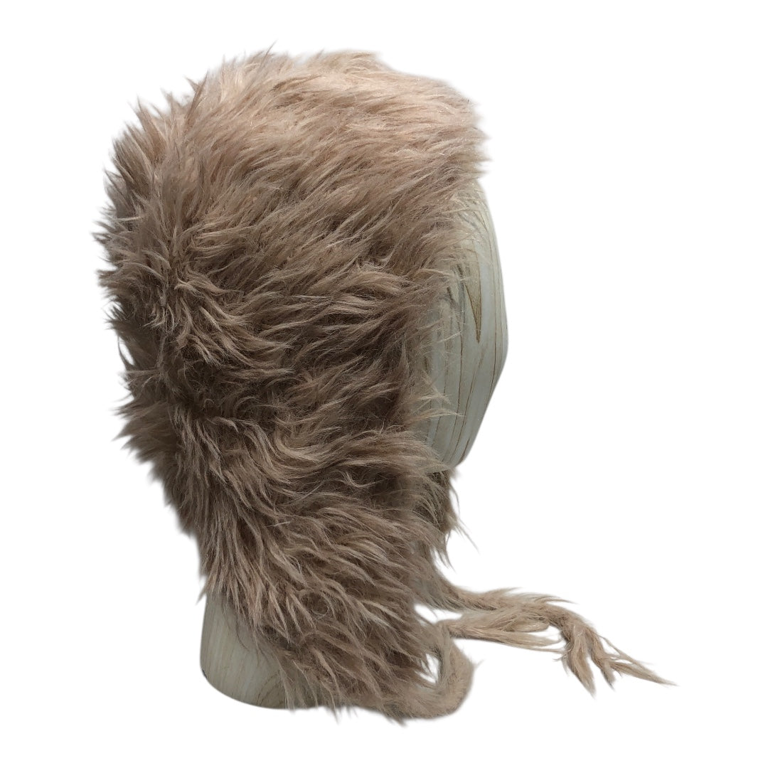 Acne Studios/Beanie/OS/Nylon/BEG/fuzzy cap view 2