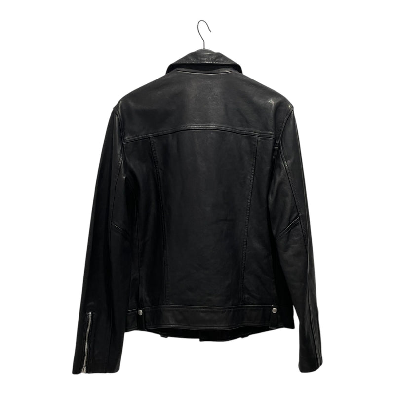 ALLSAINTS/Leather Jkt/L/Leather/BLK/MILO BIKER JACKET BLACK