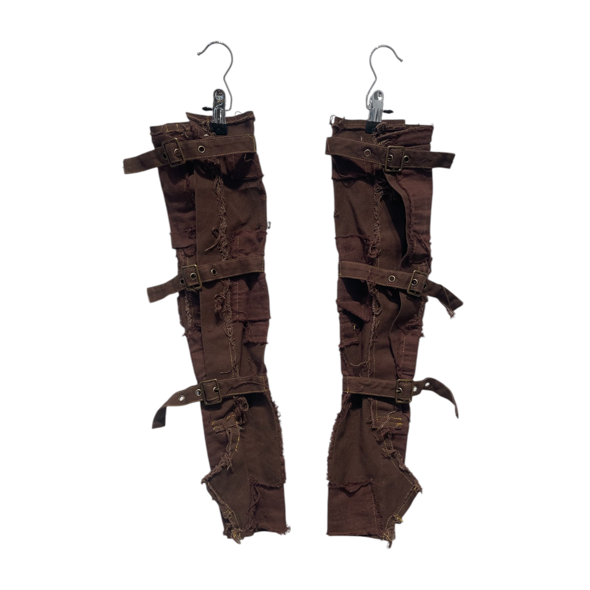 alice auaa/Gloves, Mittens/Cotton/BRW/PATCHWORK W/ BUCKLE DETAIL view 1