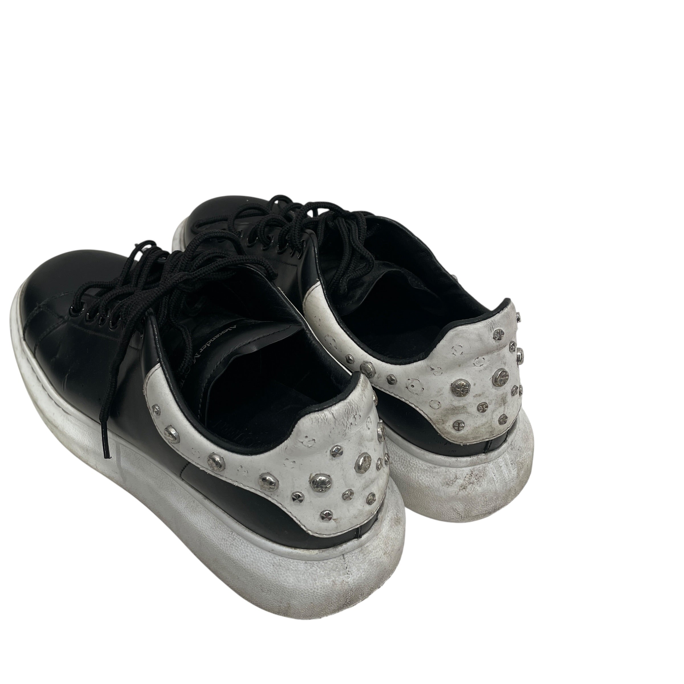 Alexander McQueen/Low-Sneakers/US 10/Leather/BLK/STUDDED view 2