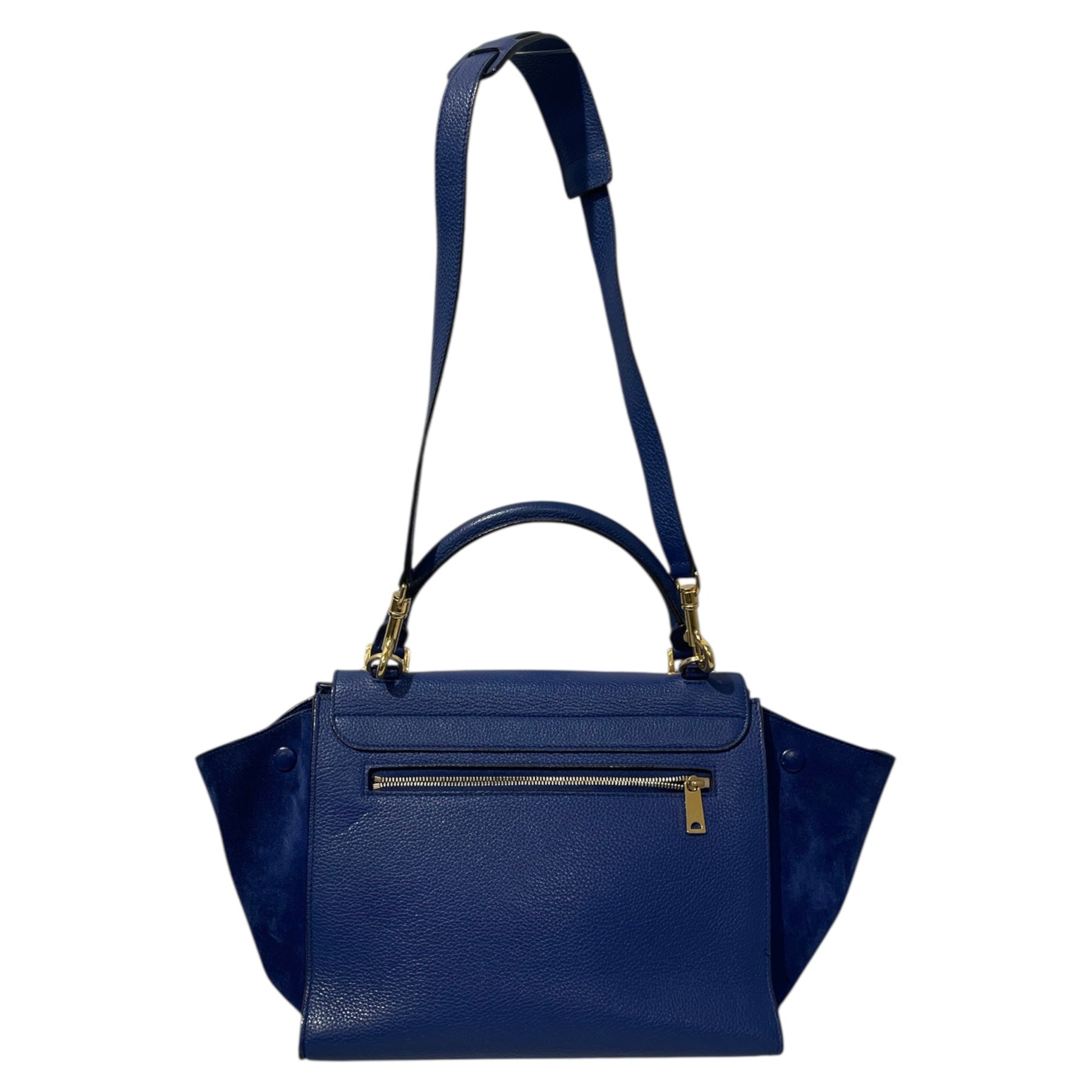 CELINE/Hand Bag/S/Leather/BLU/ view 2