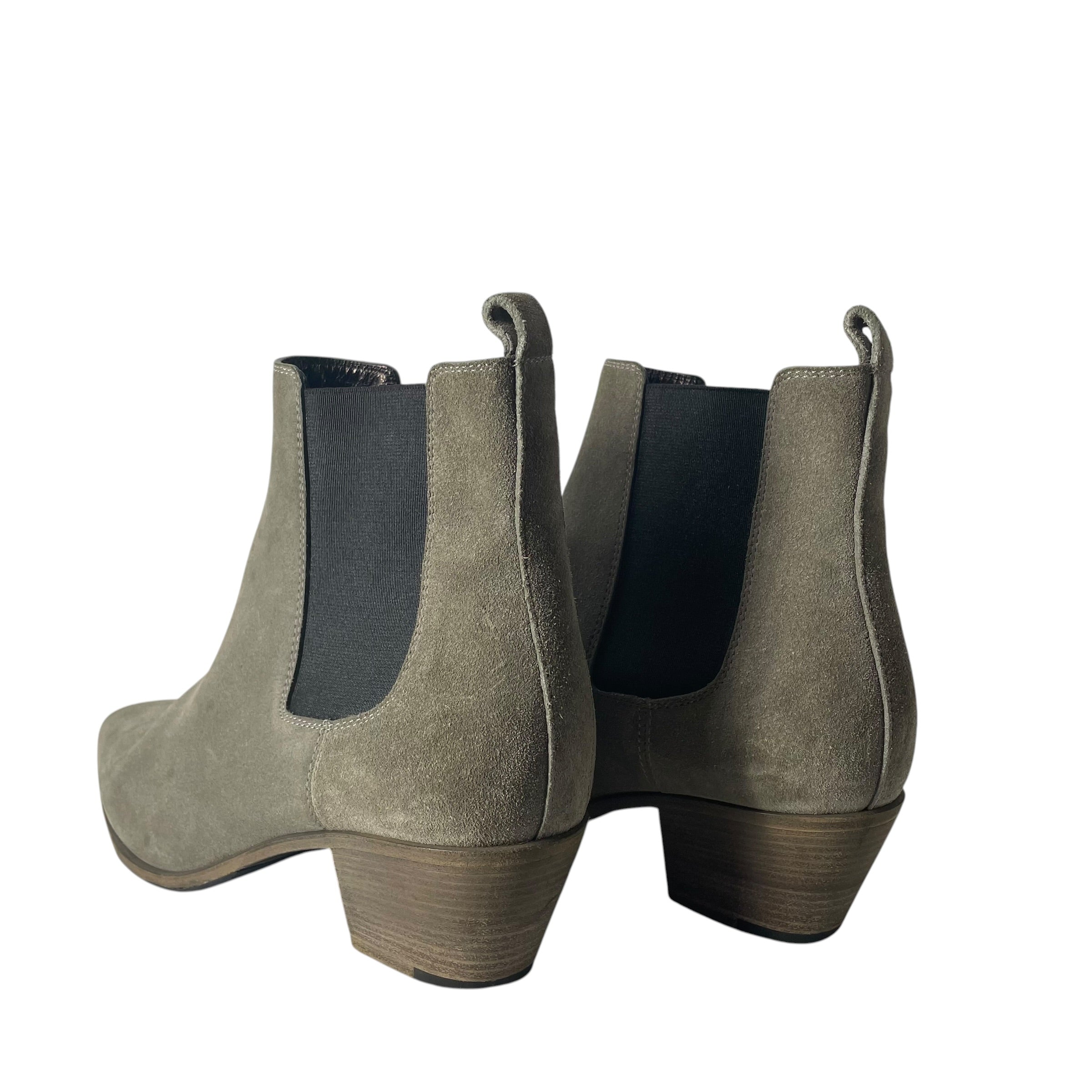 SAINT LAURENT/Chelsea Boots/EU 38/Suede/GRY/DY 328368 view 2
