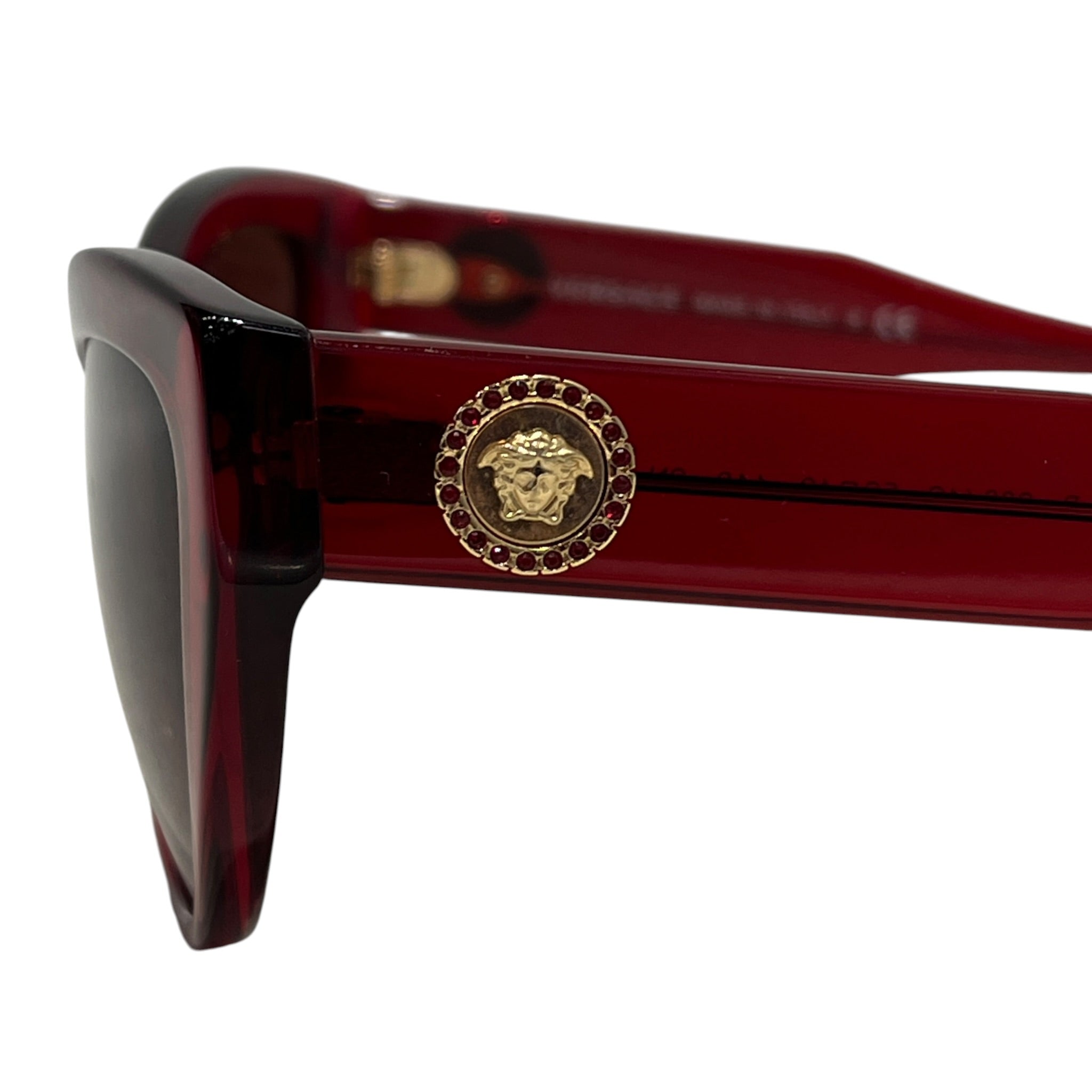 VERSACE/Sunglasses/Plastic/RED/L's/cat-eye medusa gold 4381-B view 6
