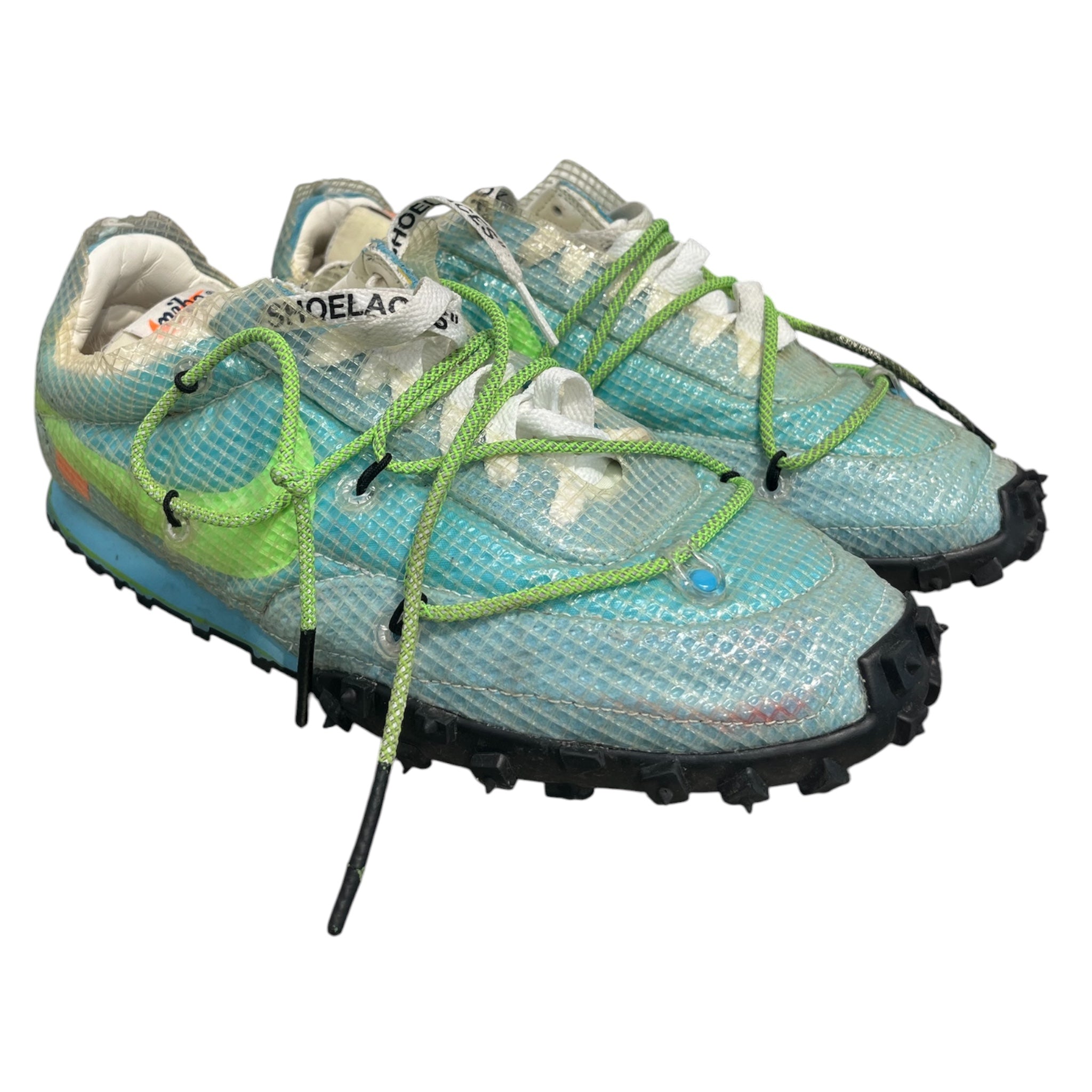 OFF-WHITE/NIKE/Low-Sneakers/US 9.5/BLU/TRAINER view 1