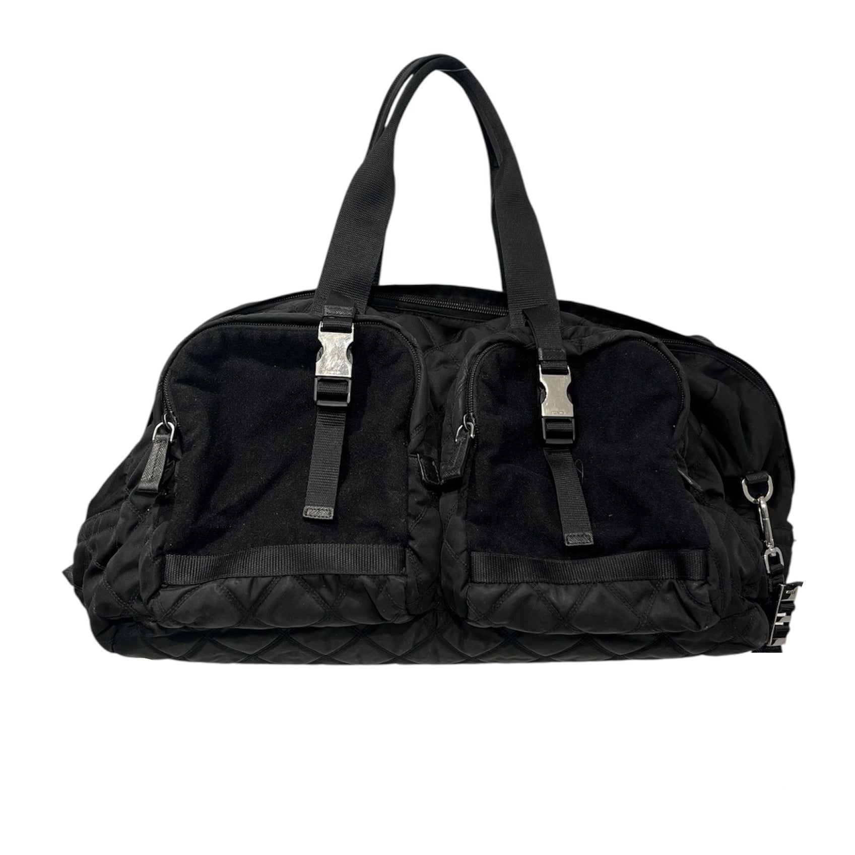 PRADA/Luggage/Nylon/BLK/QUILTED FRONT POCKETS view 1