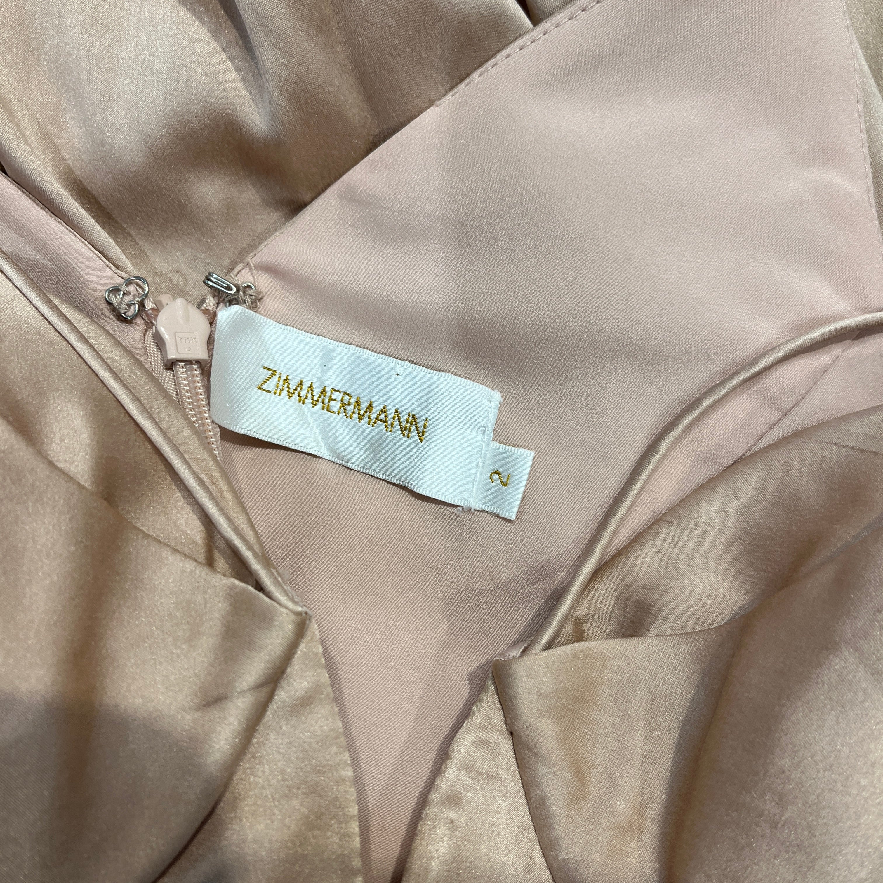 Zimmermann/Camisole Dress/S/Silk/PNK/ view 3