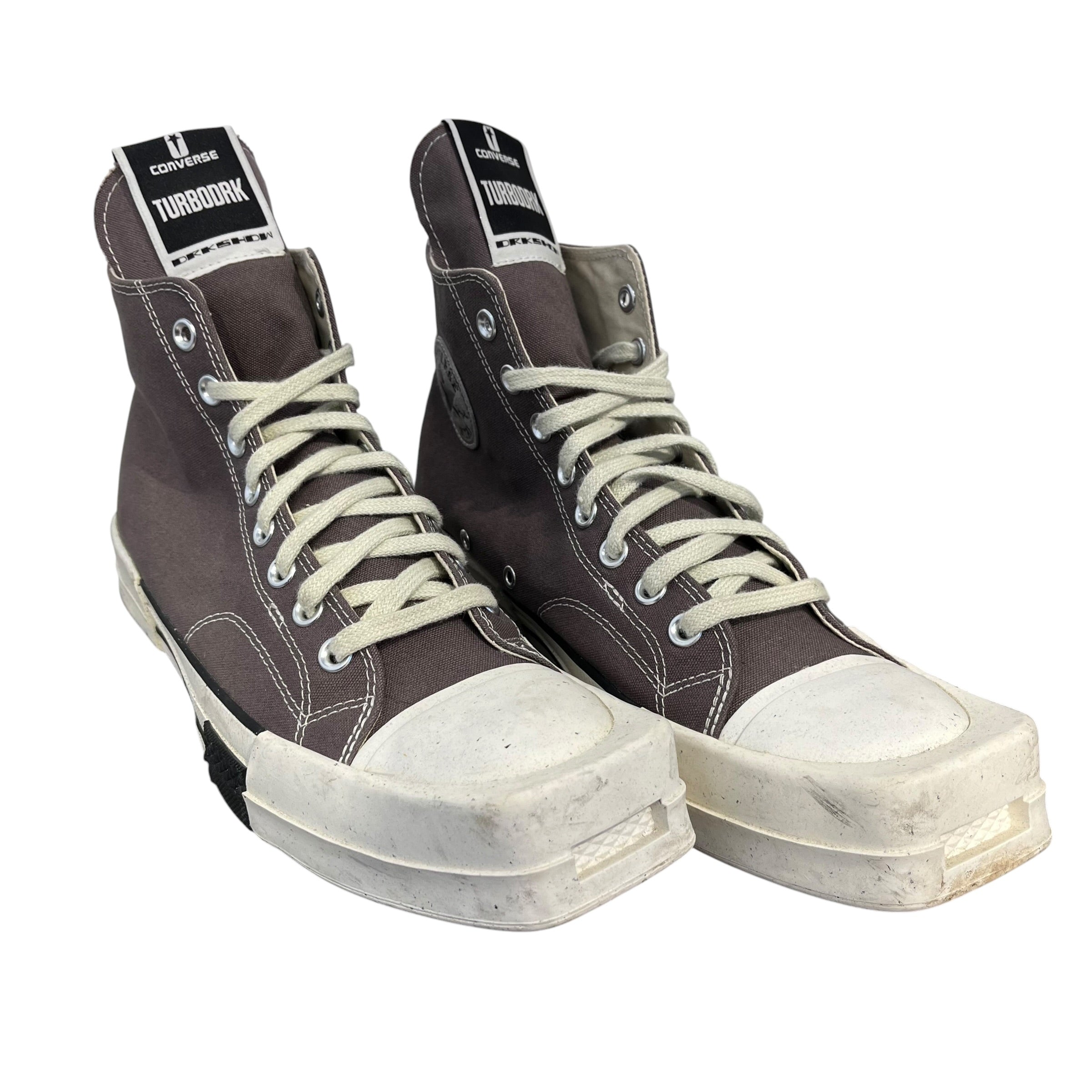 RICK OWENS DRKSHDW/CONVERSE/Hi-Sneakers/US 10.5/GRY/TURBODRK view 1