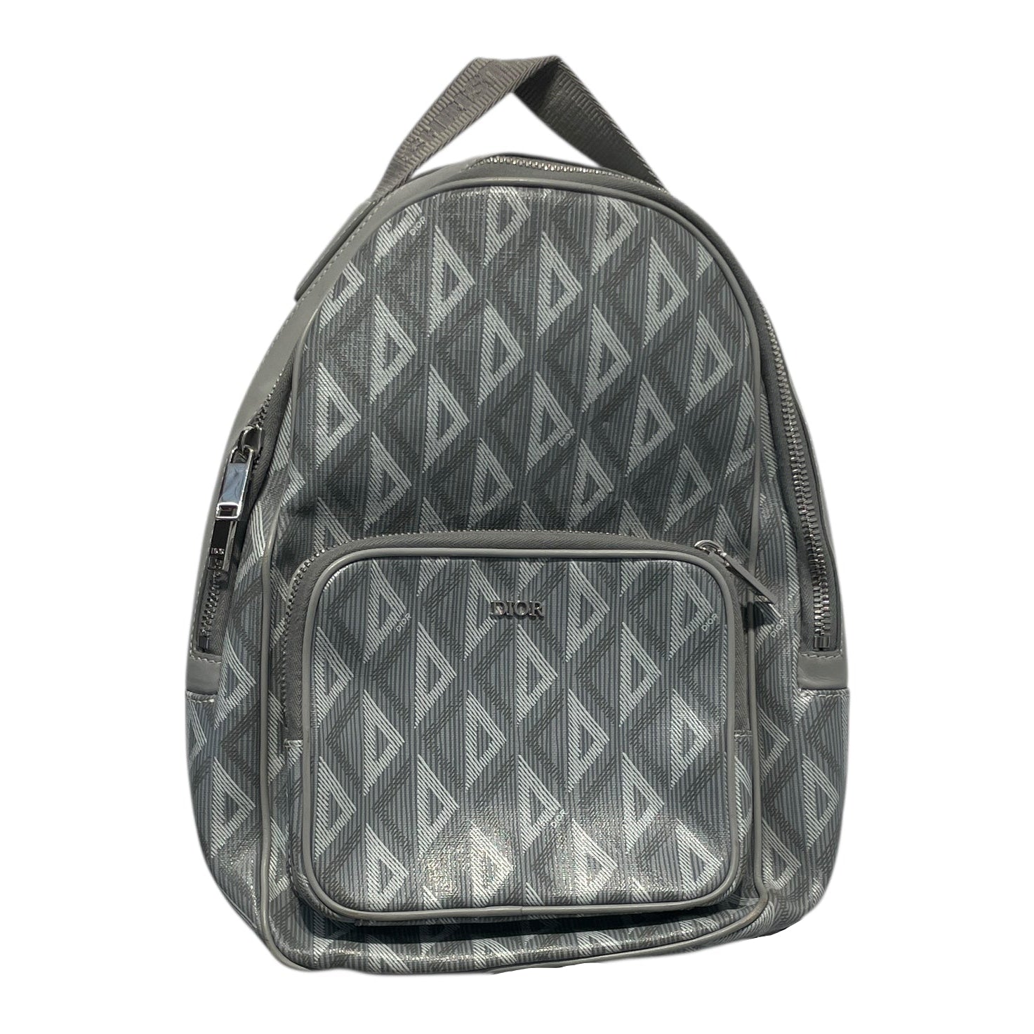 Christian Dior/Backpack/Monogram/Leather/GRY/ view 1