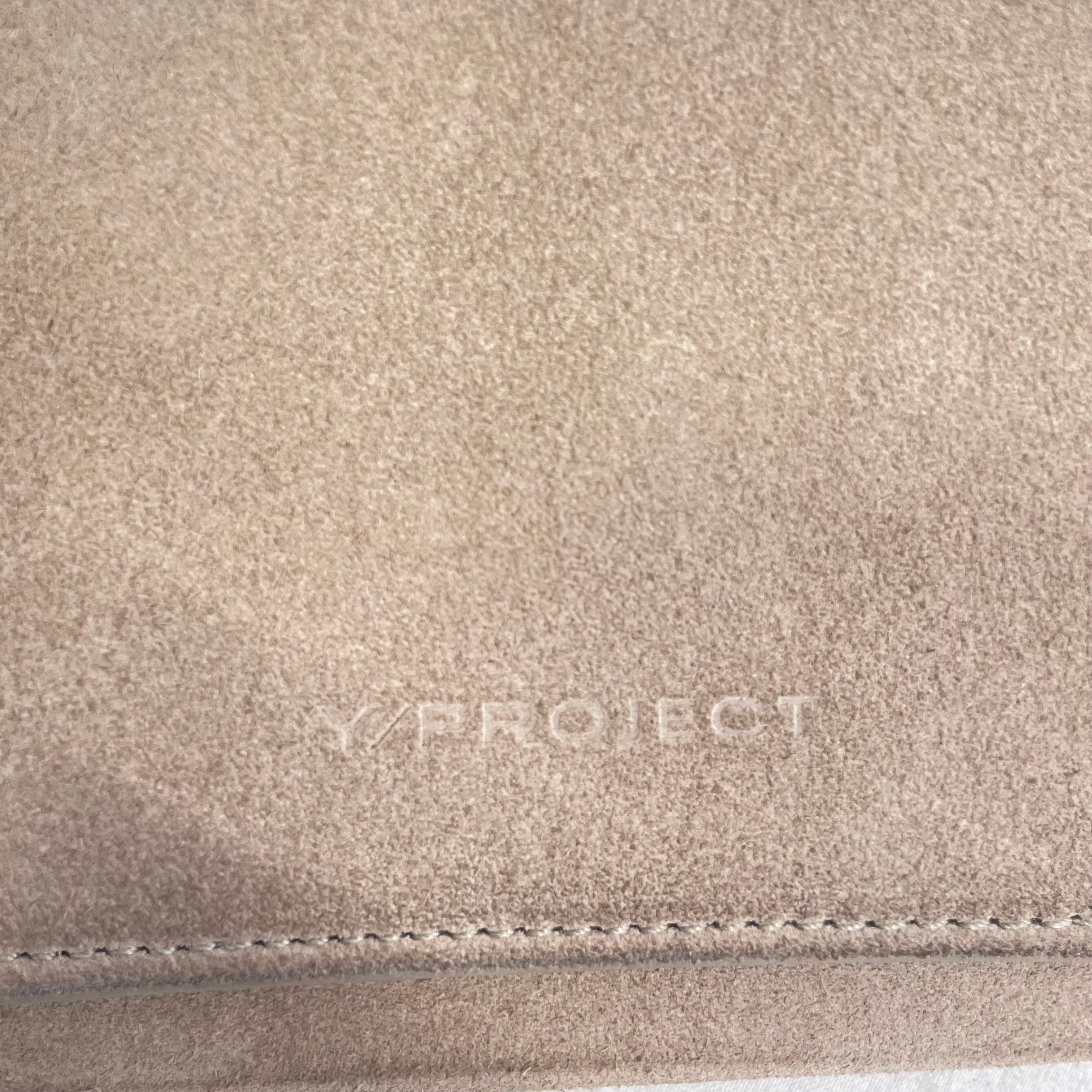 Y/PROJECT/Bag/Suede/BEG/suede accordian bag view 5