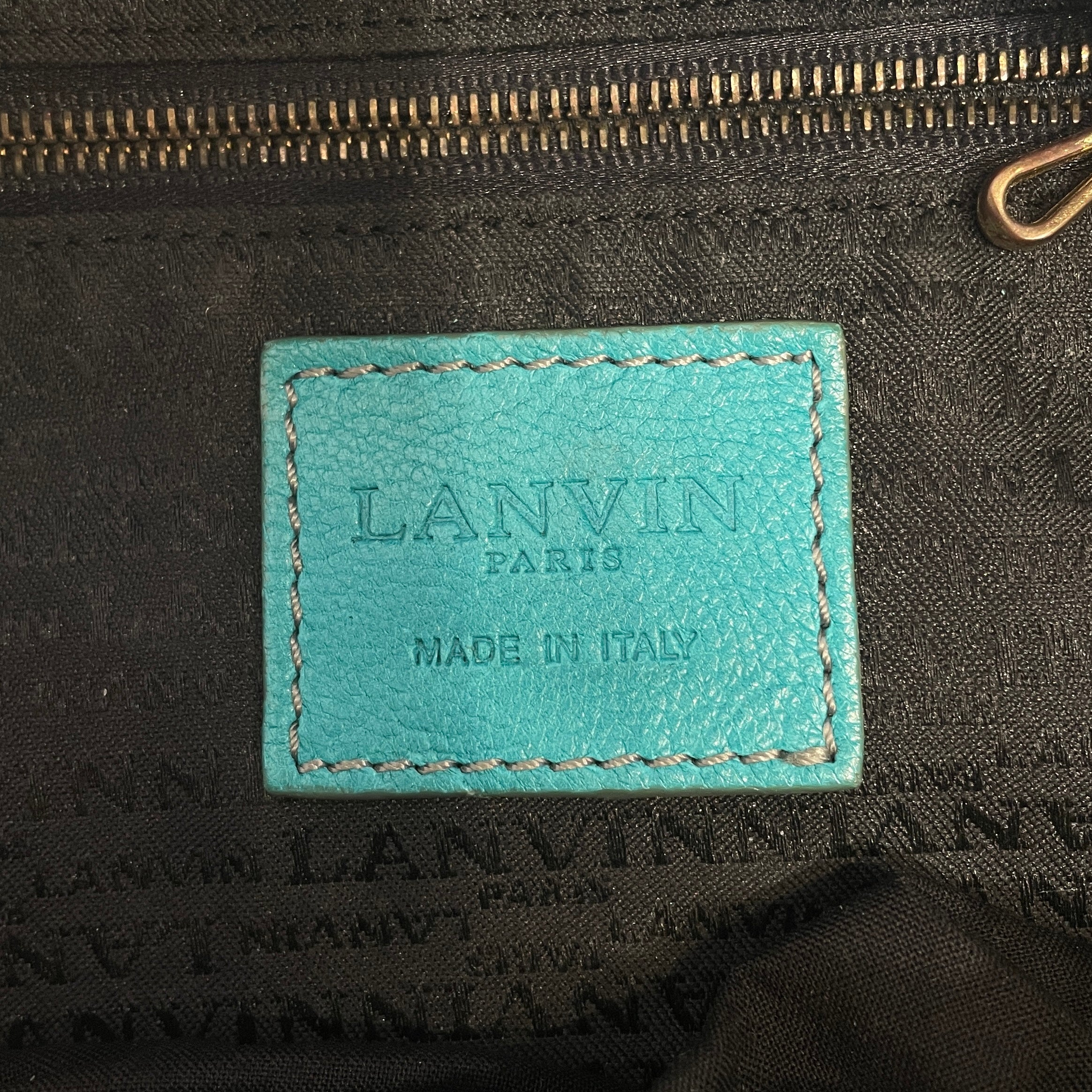 LANVIN/Clutch Bag/Leather/GRN/BOW KEYCHAIN view 3