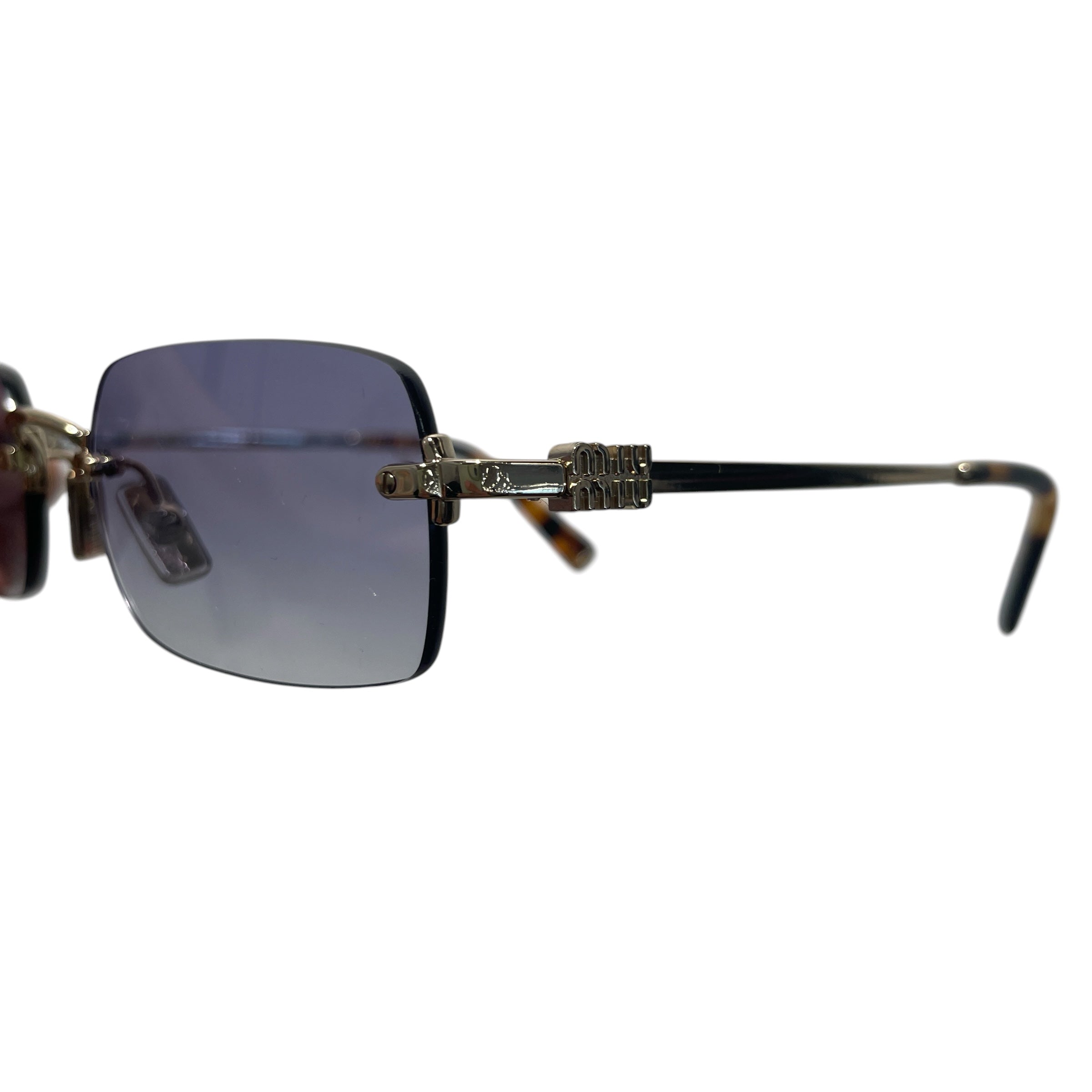 MIU MIU/Sunglasses/Celluloid/BLK/L's/ view 3