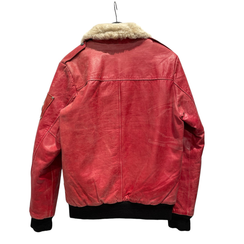 MOOSE KNUCKLES/Jacket/M/Leather/RED/