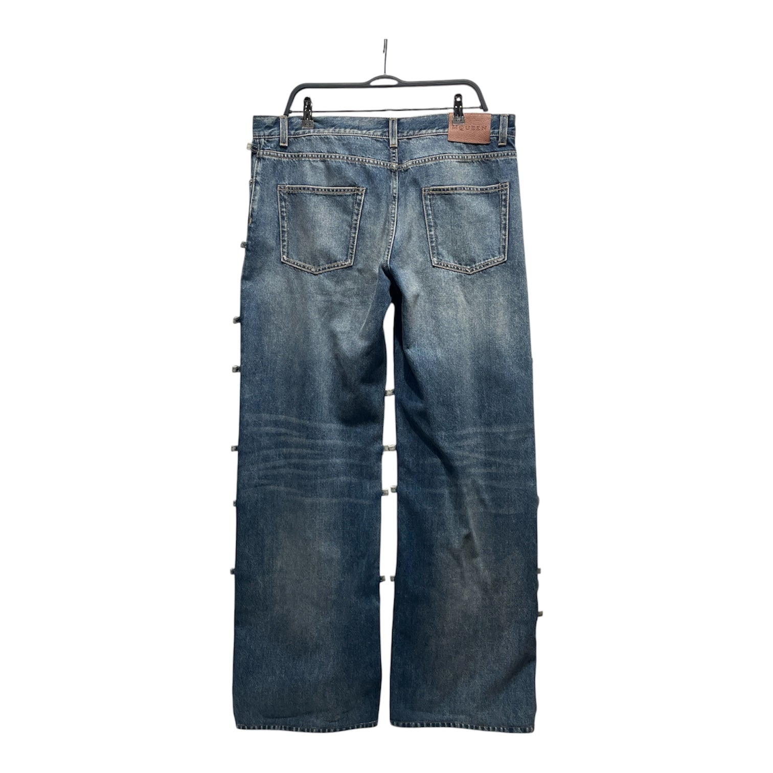 Alexander McQueen/Pants/54/Cotton/BLU/ view 2
