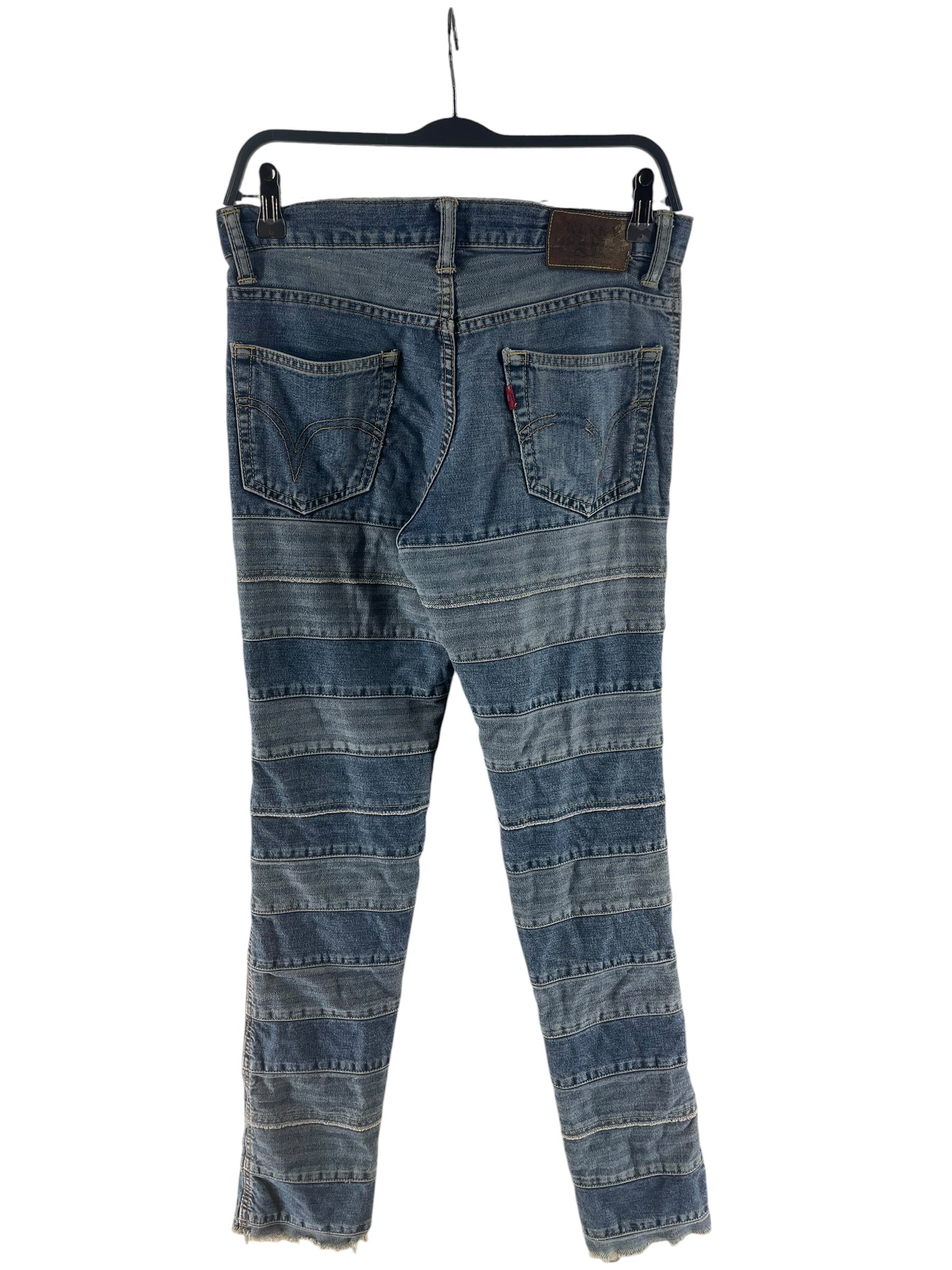 HYSTERIC GLAMOUR/Skinny Pants/Cotton/IDG/HYSTERIC HAGI DENIM PATCHWORK view 2