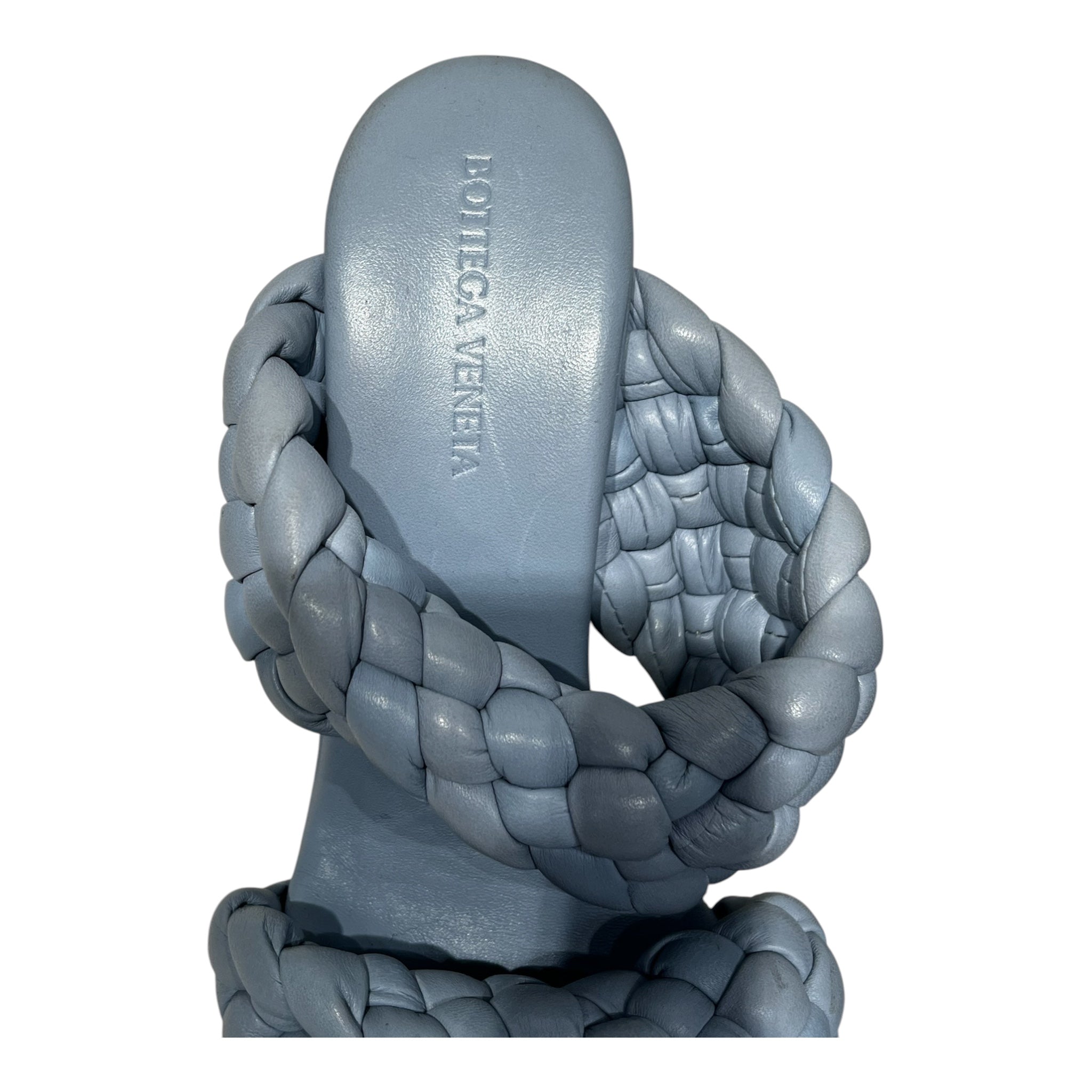 BOTTEGA VENETA/Heels/EU 41/Leather/BLU/Intrecciato Weave view 3