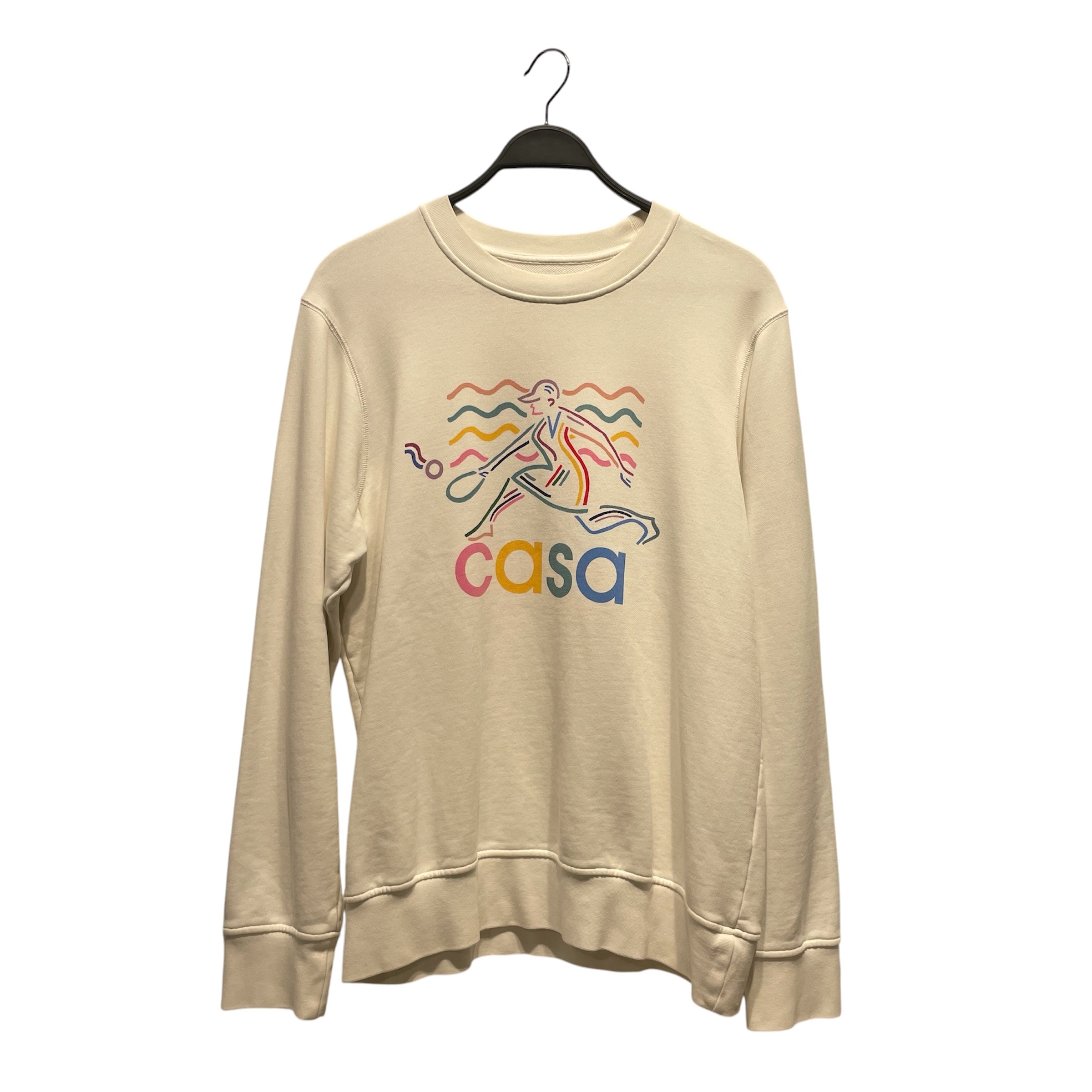 CASABLANCA/Sweatshirt/M/Cotton/WHT/ view 1