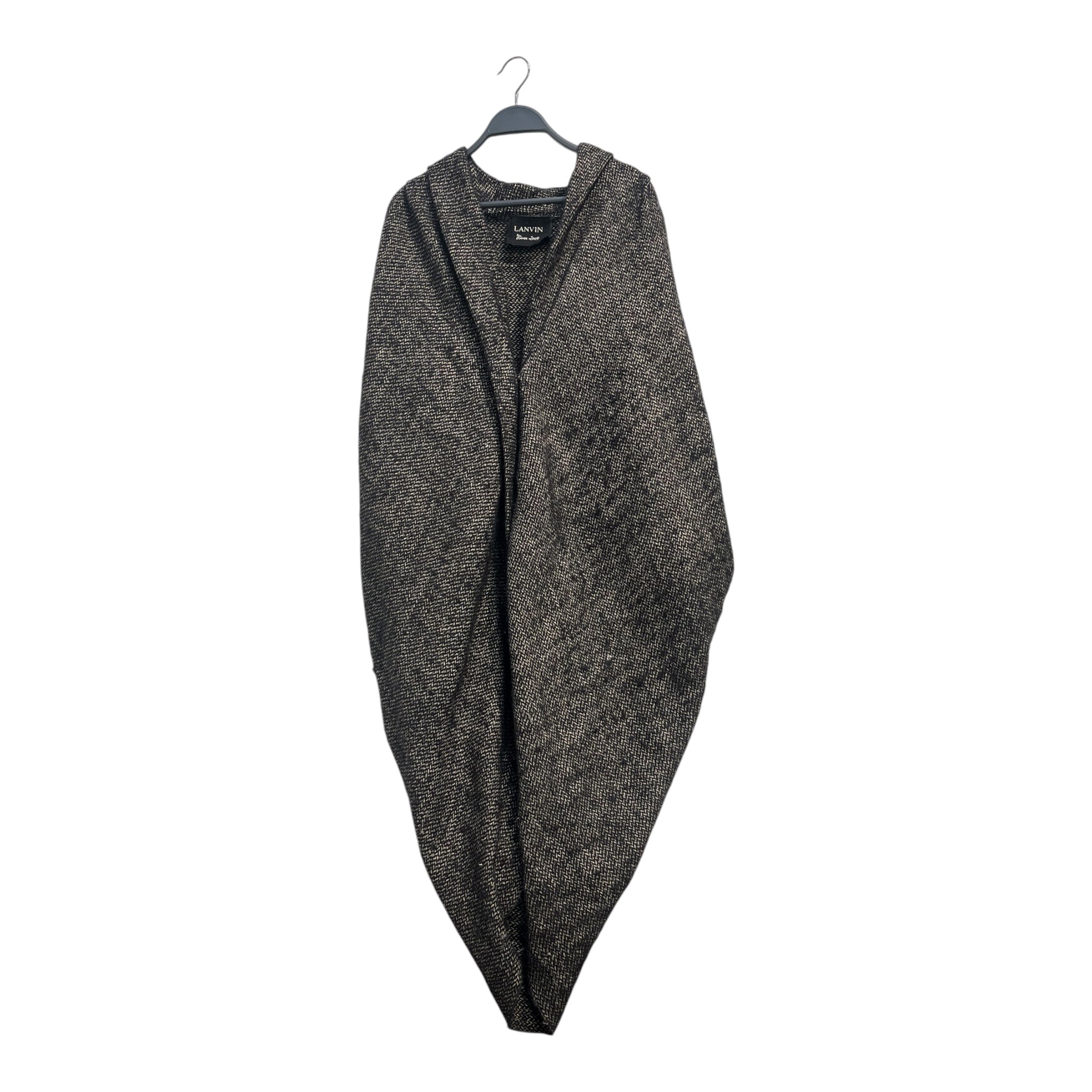 LANVIN/Jacket/M/Wool/BLK/black white weave 2009 view 1