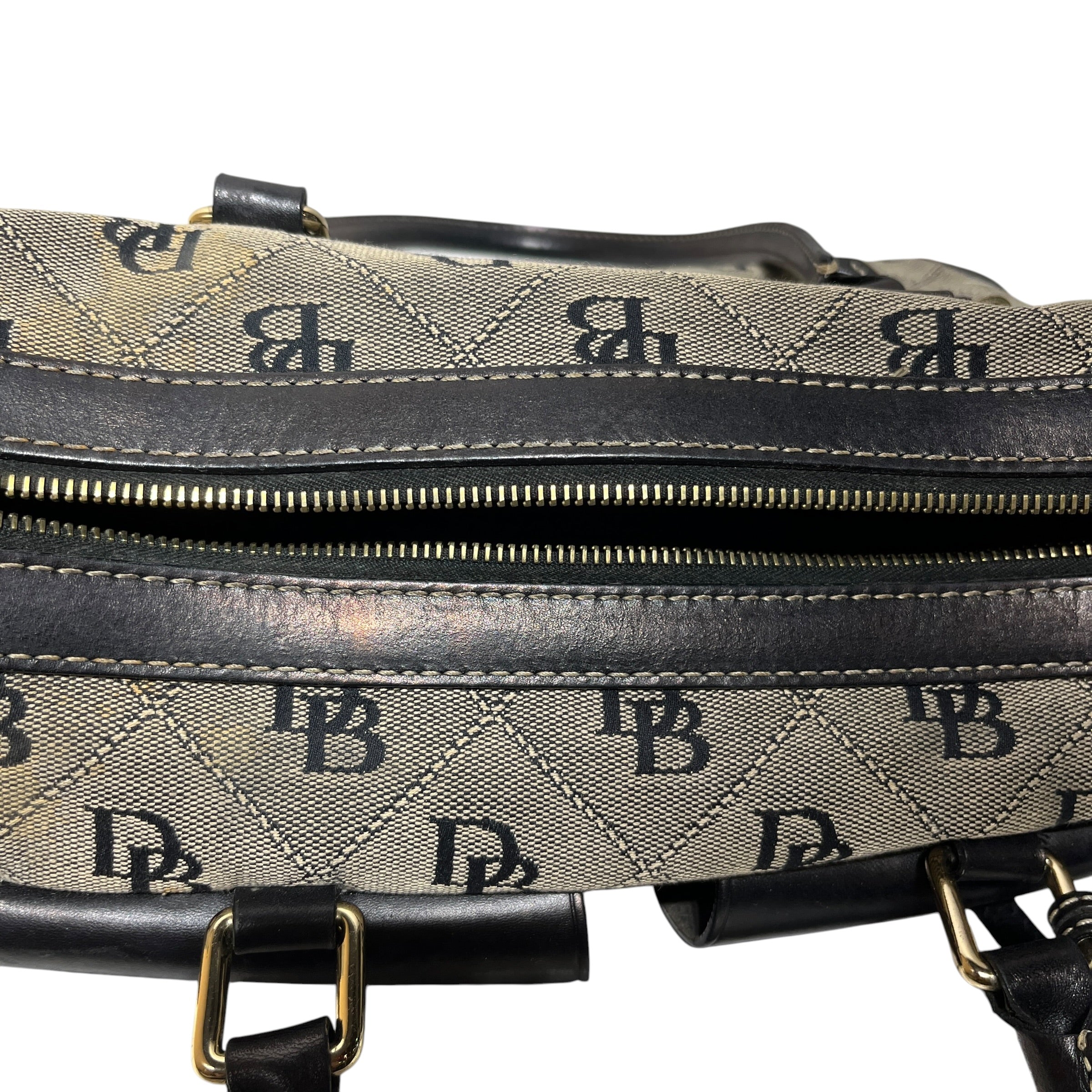 Dooney & Bourke/Tote Bag/Monogram/Cotton/BLK/Double Pocket Handbag view 5