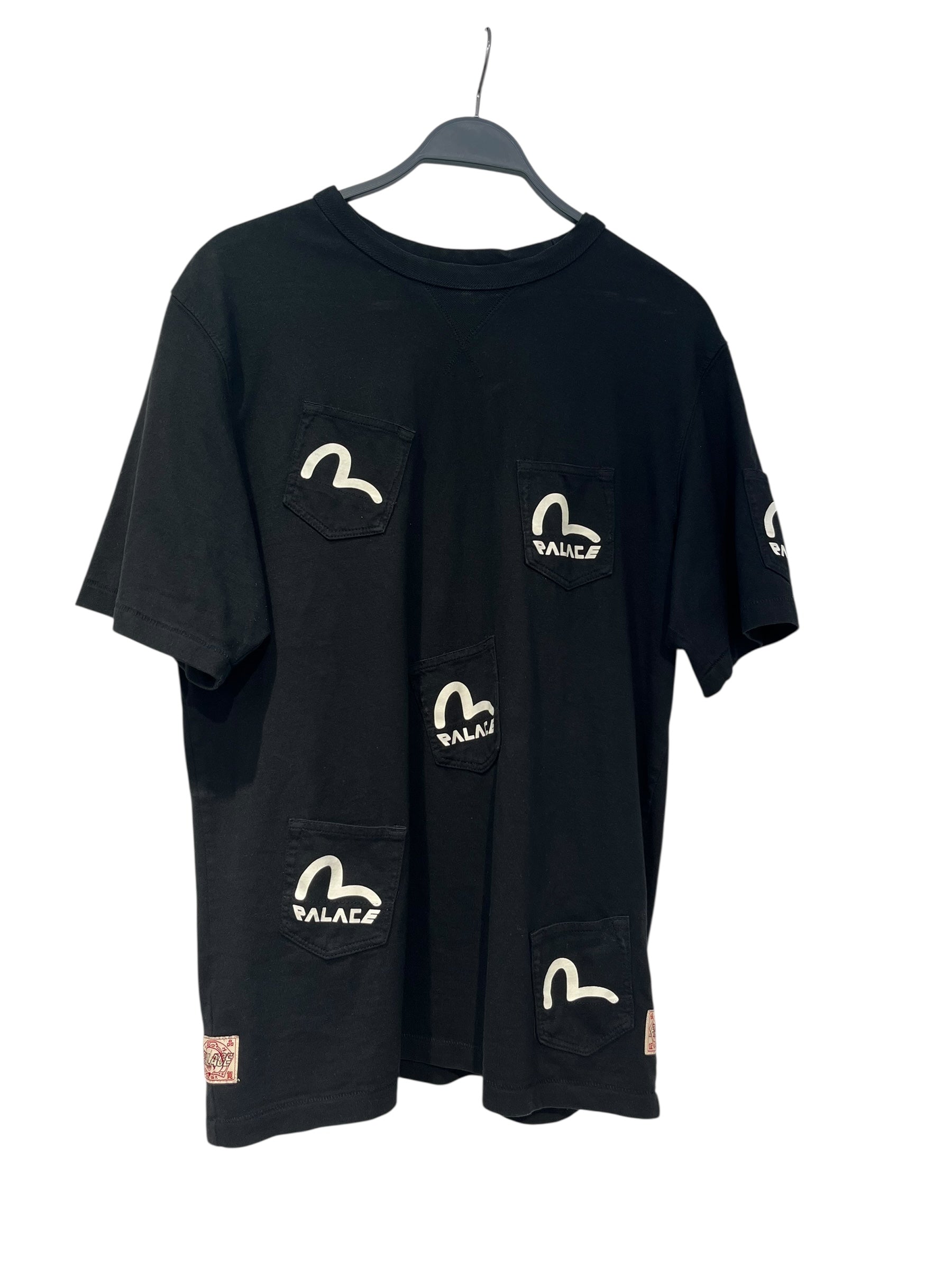 EVISU/PALACE/T-Shirt/L/Cotton/BLK/4008155888 PALACE COLLAB view 1