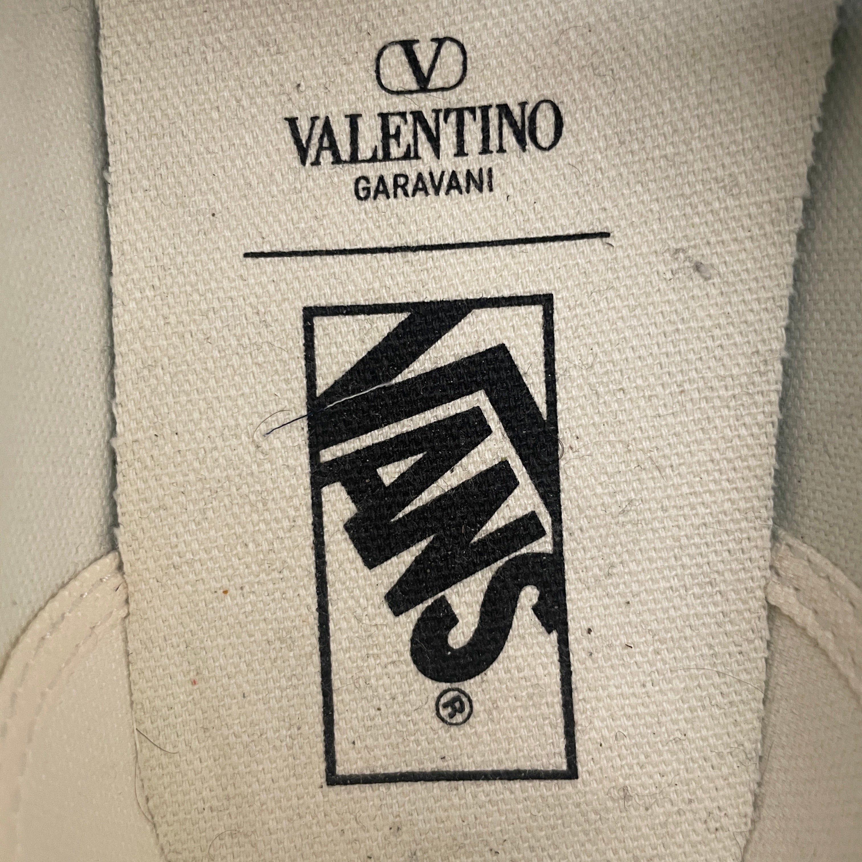 VANS/VALENTINO/Low-Sneakers/US 9/Cotton/GRN/VALENTINO VANS GREEN ORANGE view 3