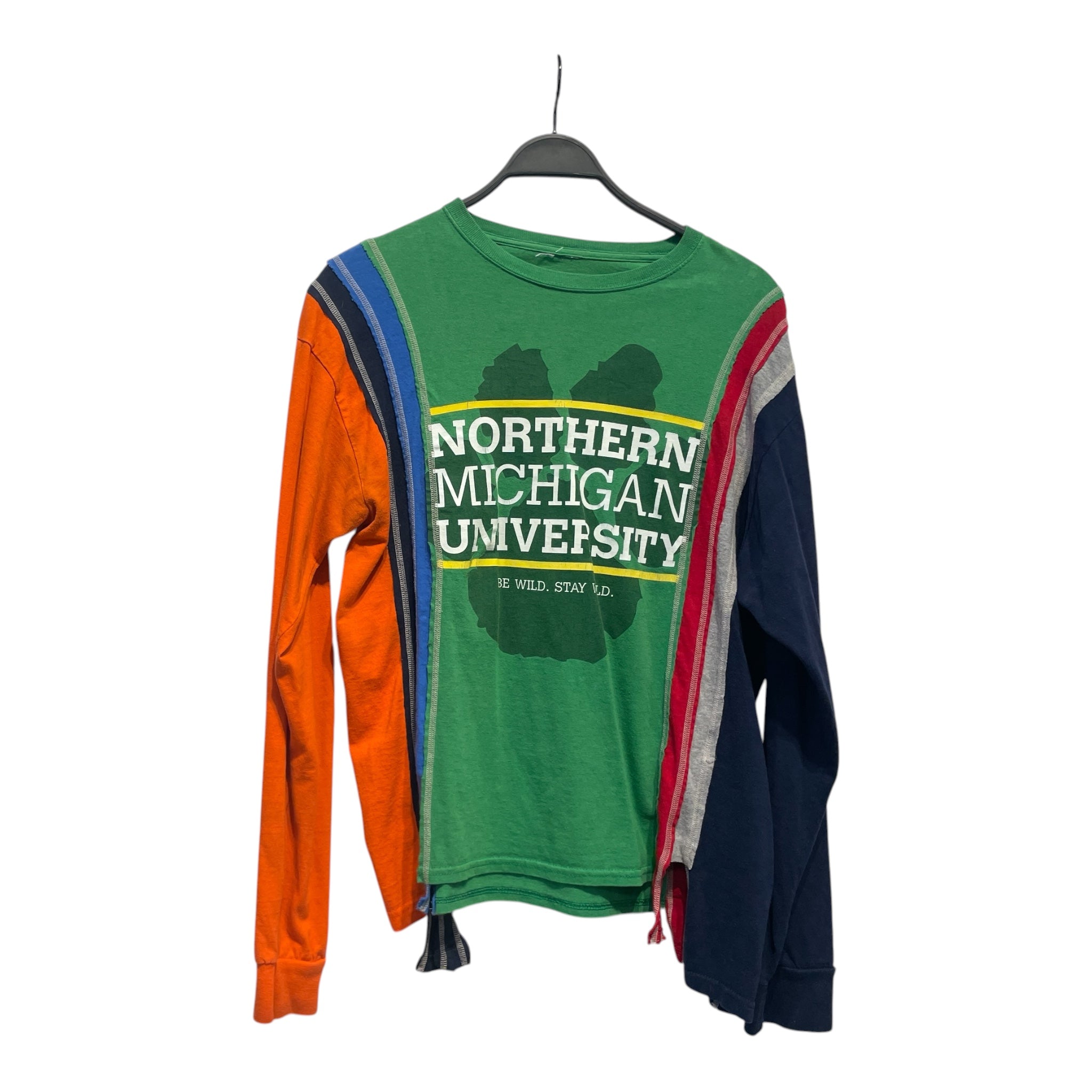 Needles/LS T-Shirt/L/Cotton/GRN/Graphic/NORTHERN REWORKED view 1