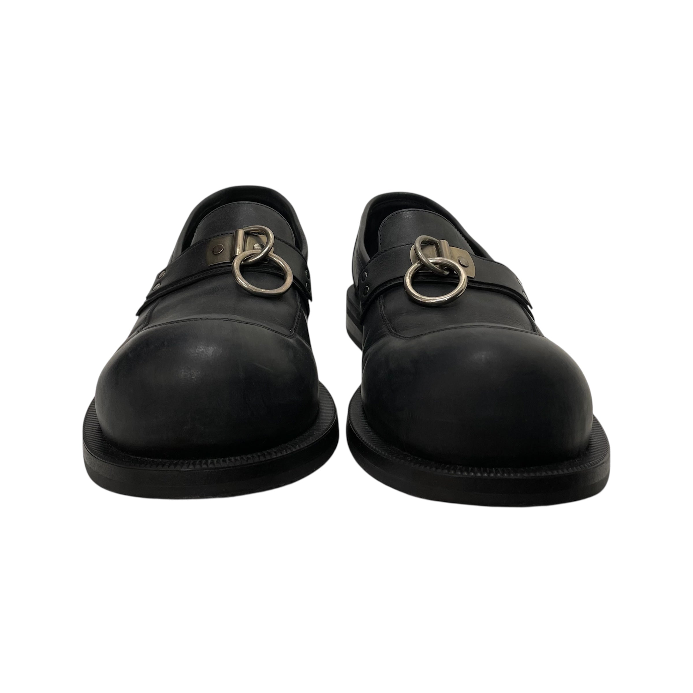 MARTINE ROSE/Dress Shoes/EU 44/BLK/O RING BULB SHOES view 3
